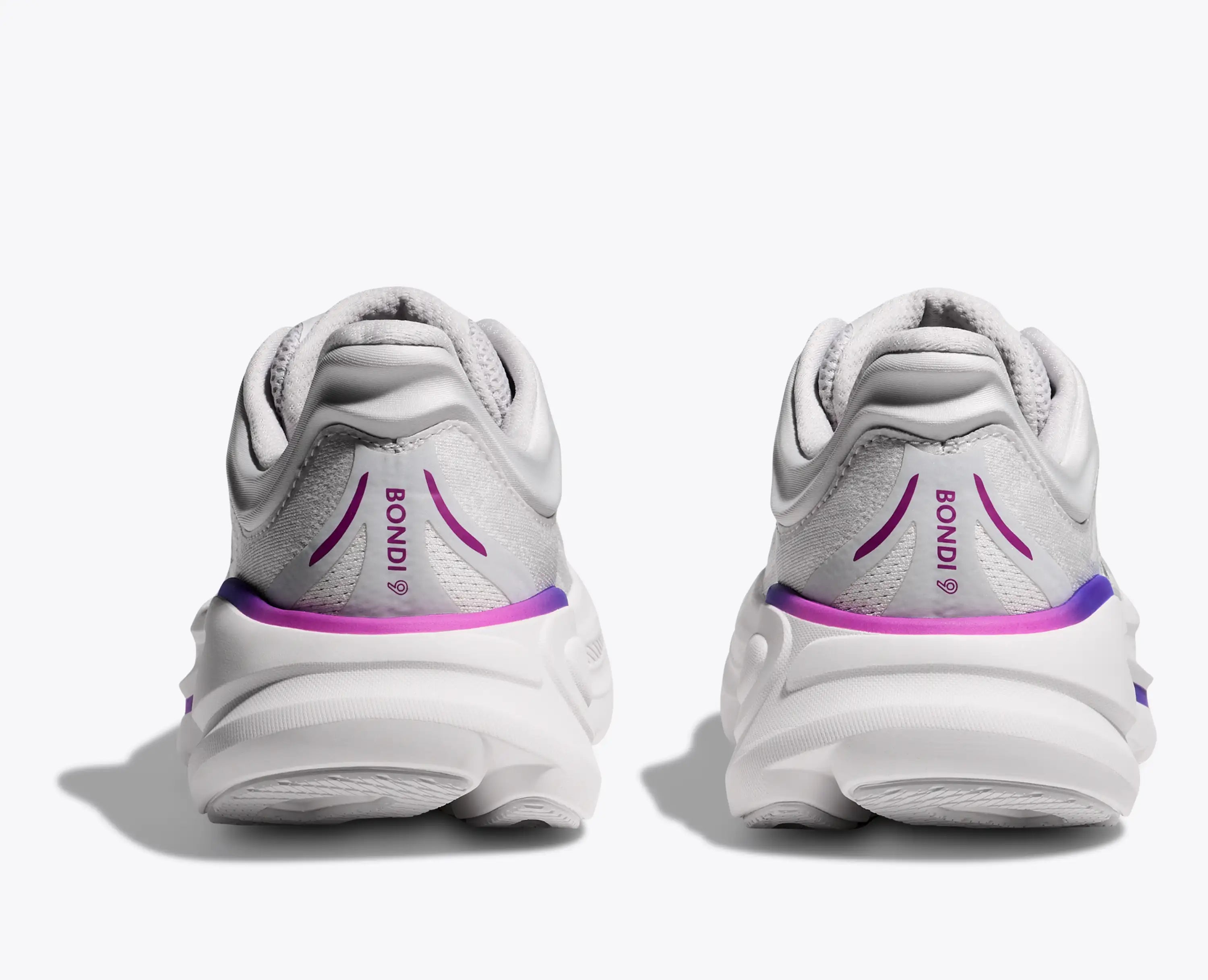 Hoka Women'S Bondi 9 Cosmic Grey White