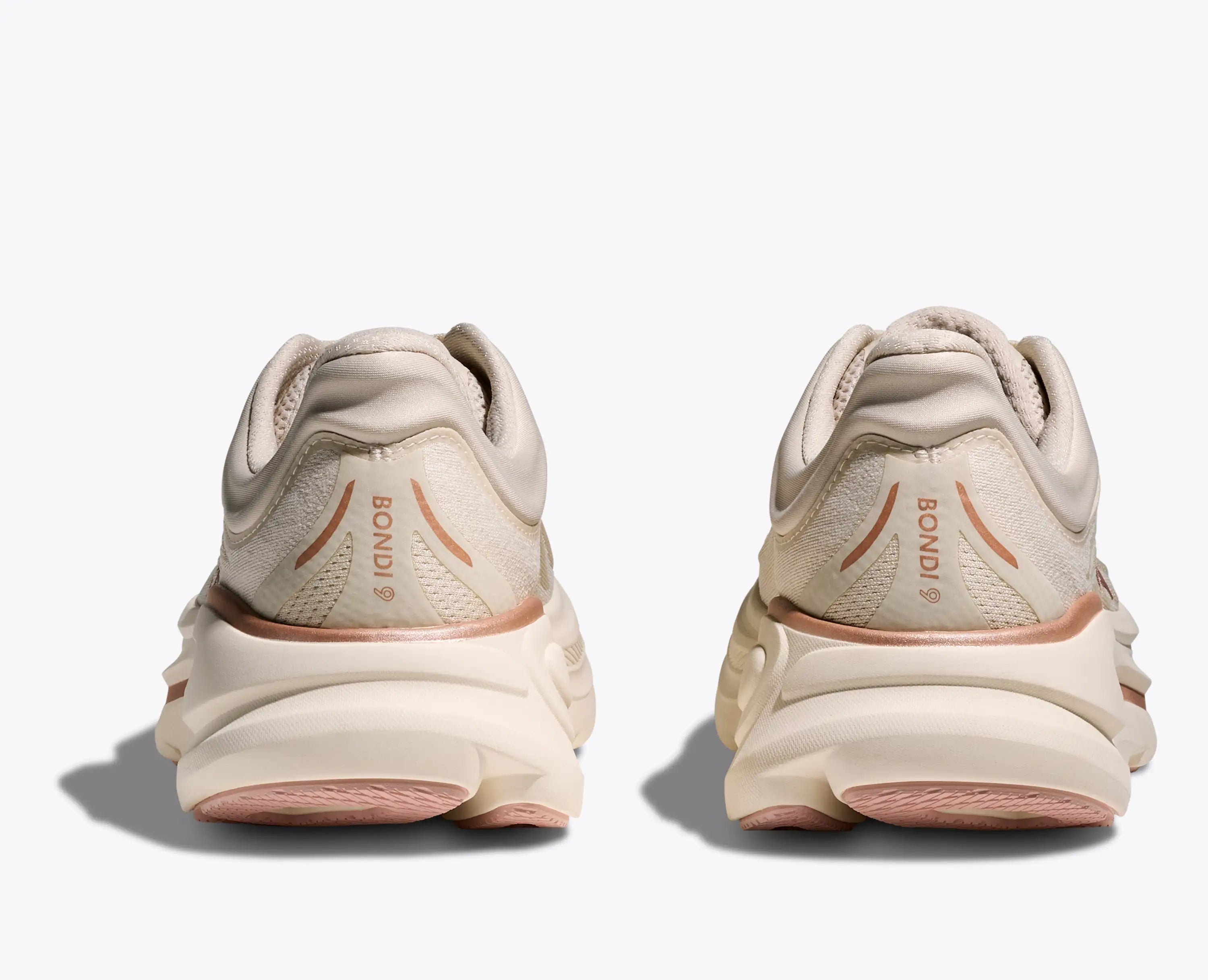 Hoka Women'S Bondi 9 Oat Milk Rose Gold