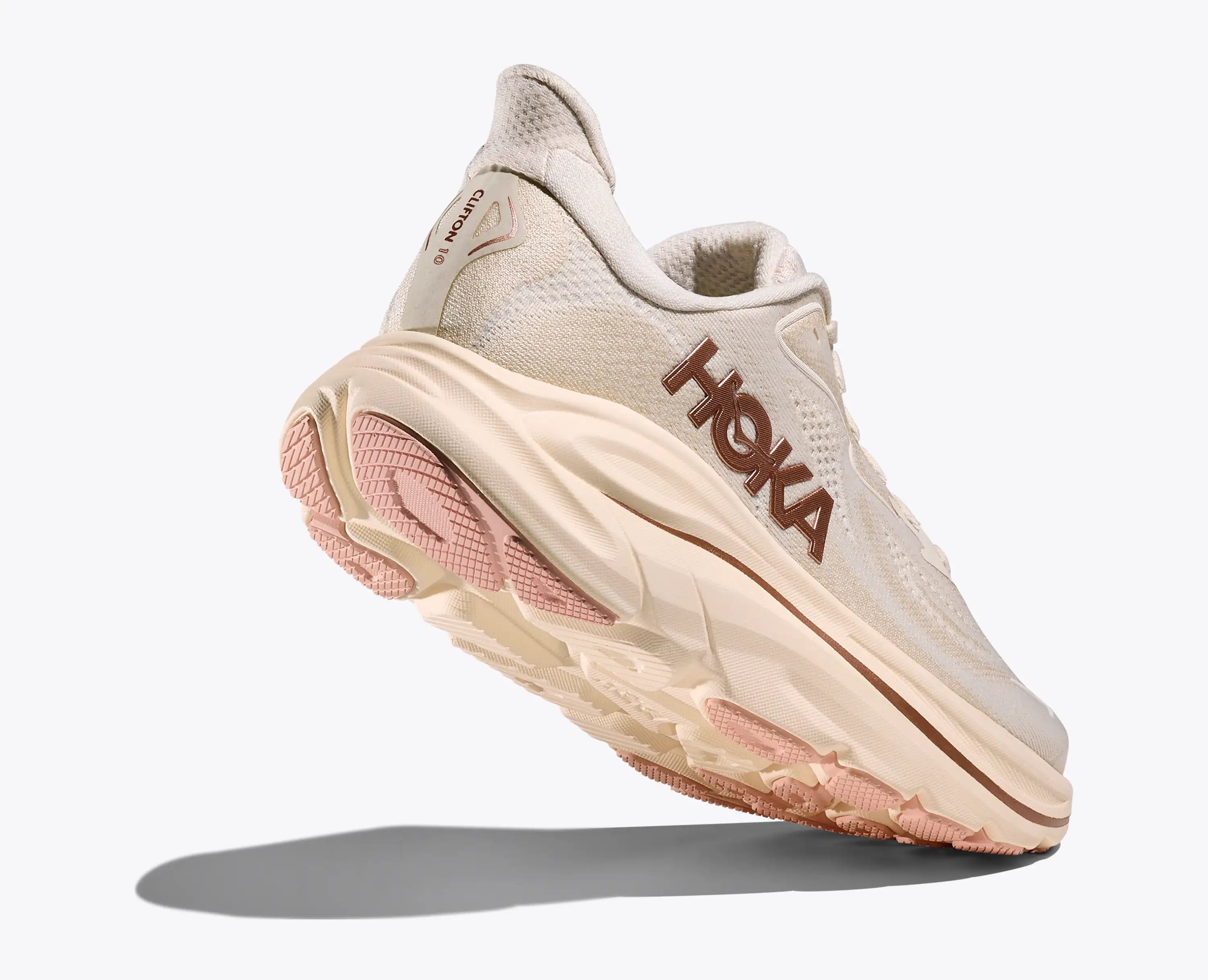 Hoka Women'S Clifton 10 Alabaster Rose Gold