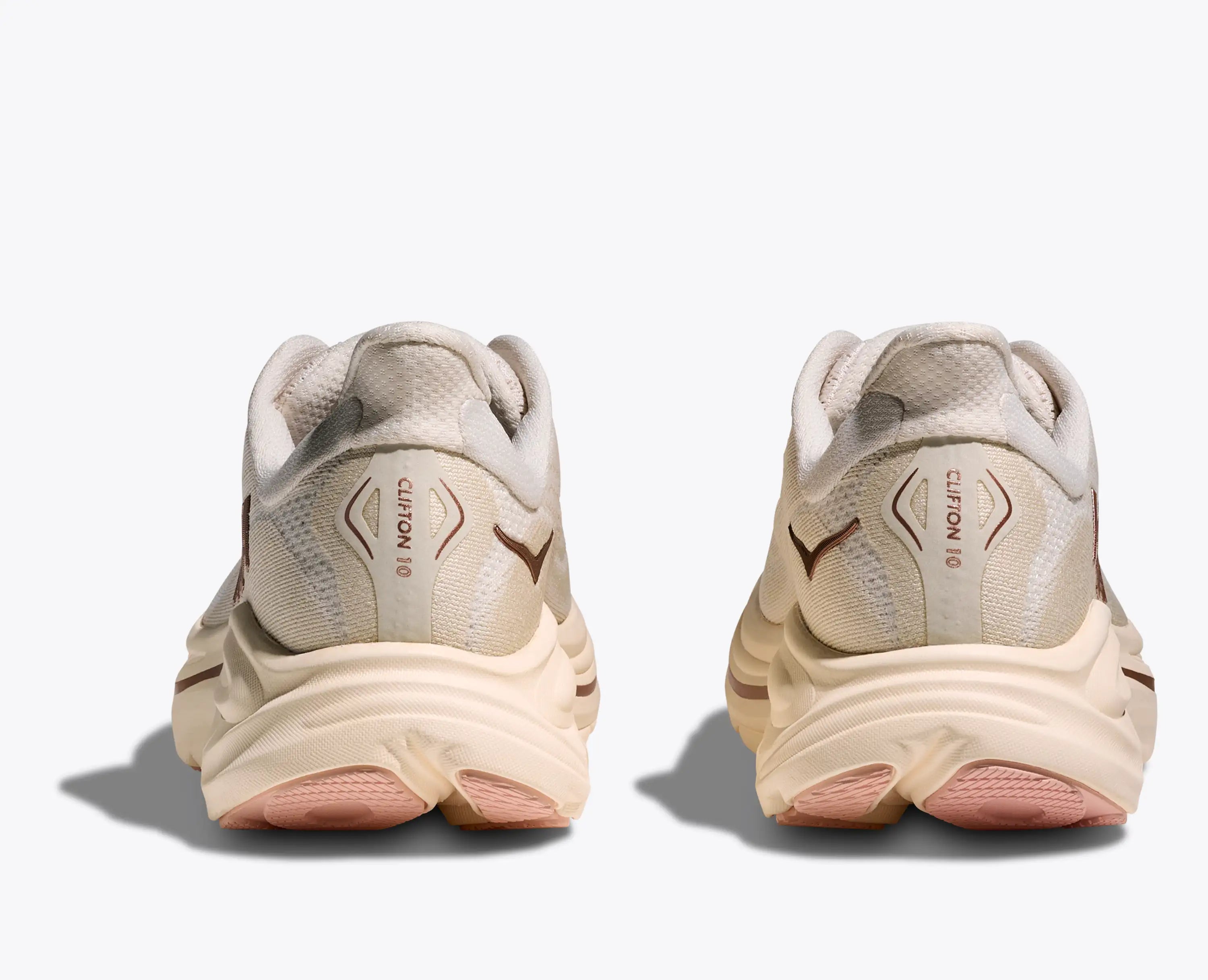 Hoka Women'S Clifton 10 Alabaster Rose Gold
