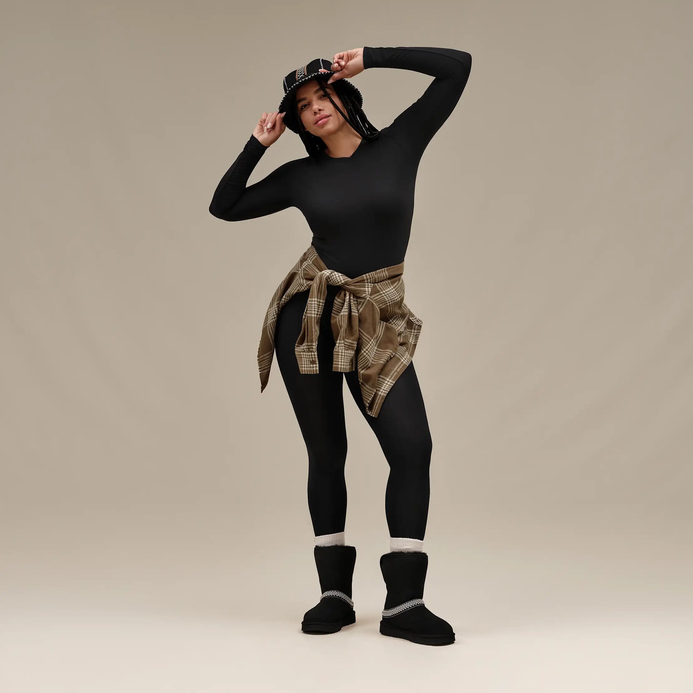 Ugg Aidelene Long Sleeve Tee Black