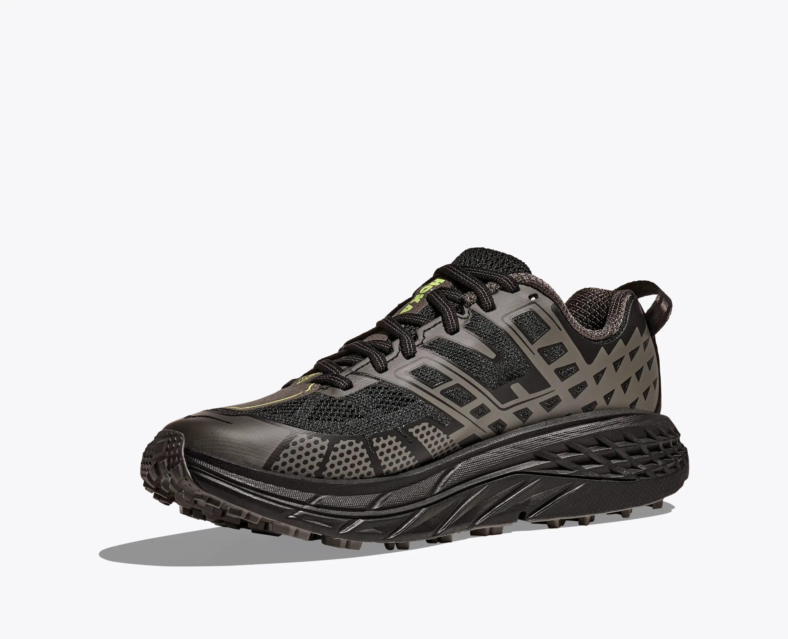 Hoka Speedgoat 2 Black Asphalt Grey