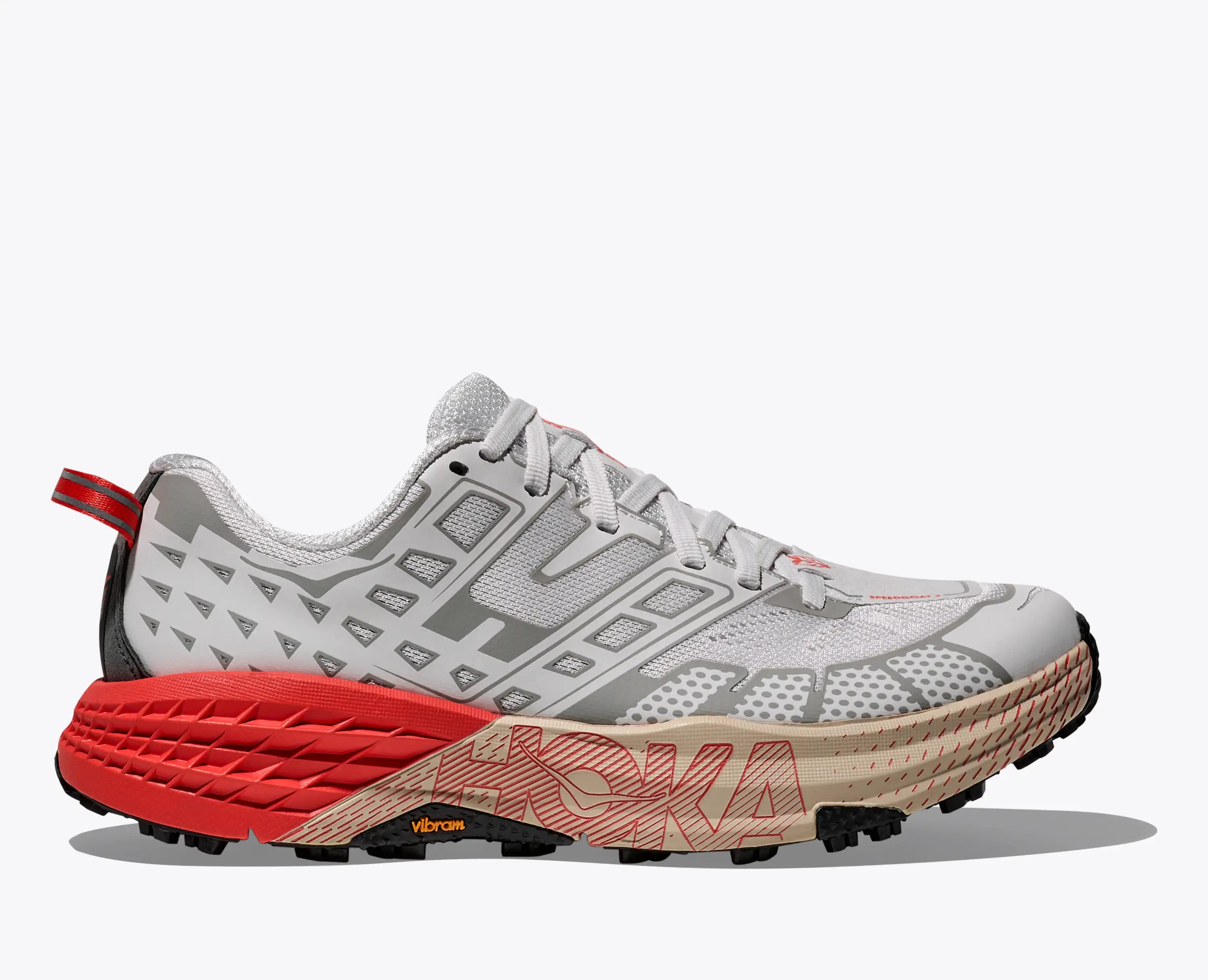 Hoka Speedgoat 2 White Tomato