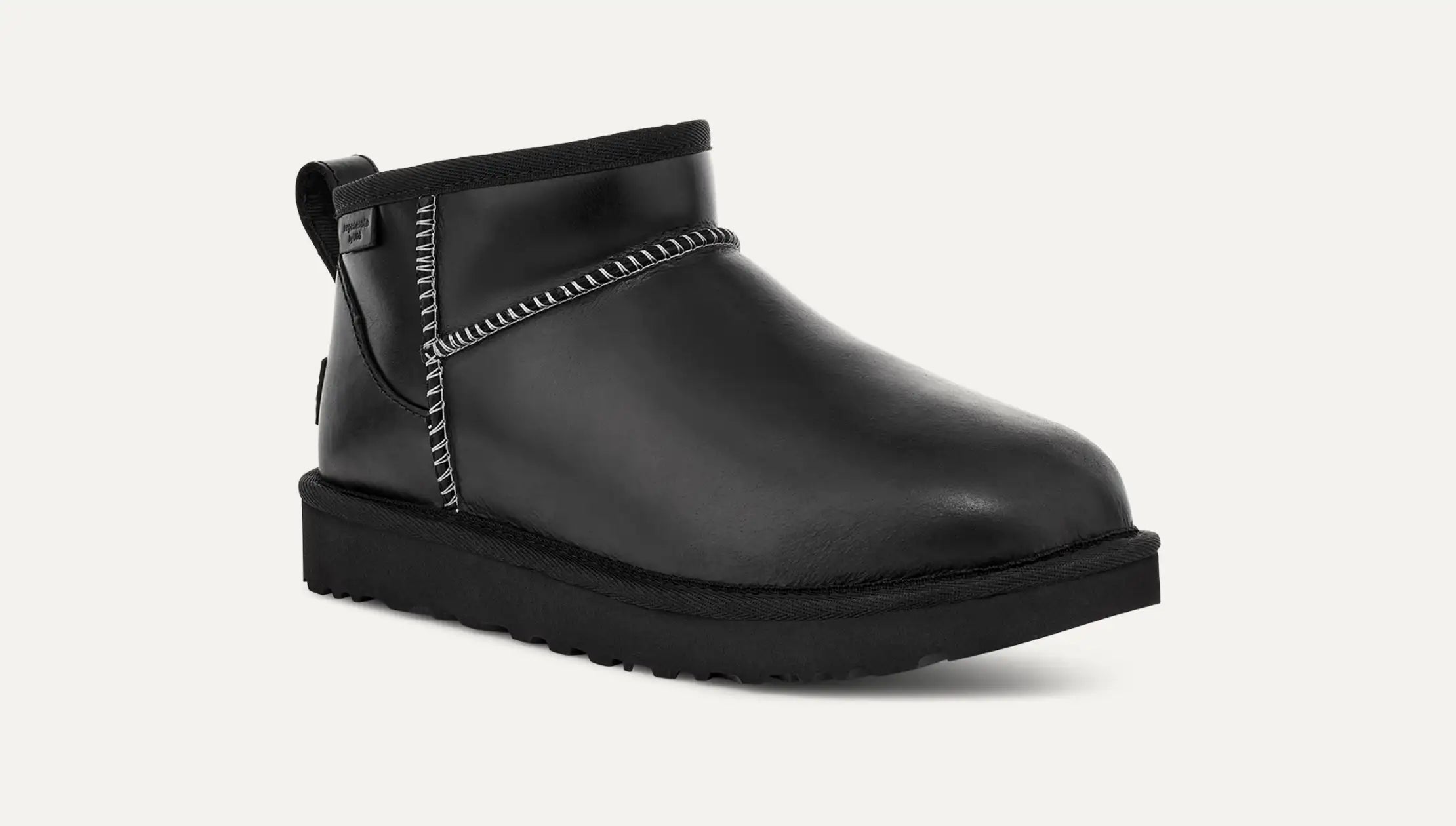 Ugg Classic Ultra Mini Leather Regen Black