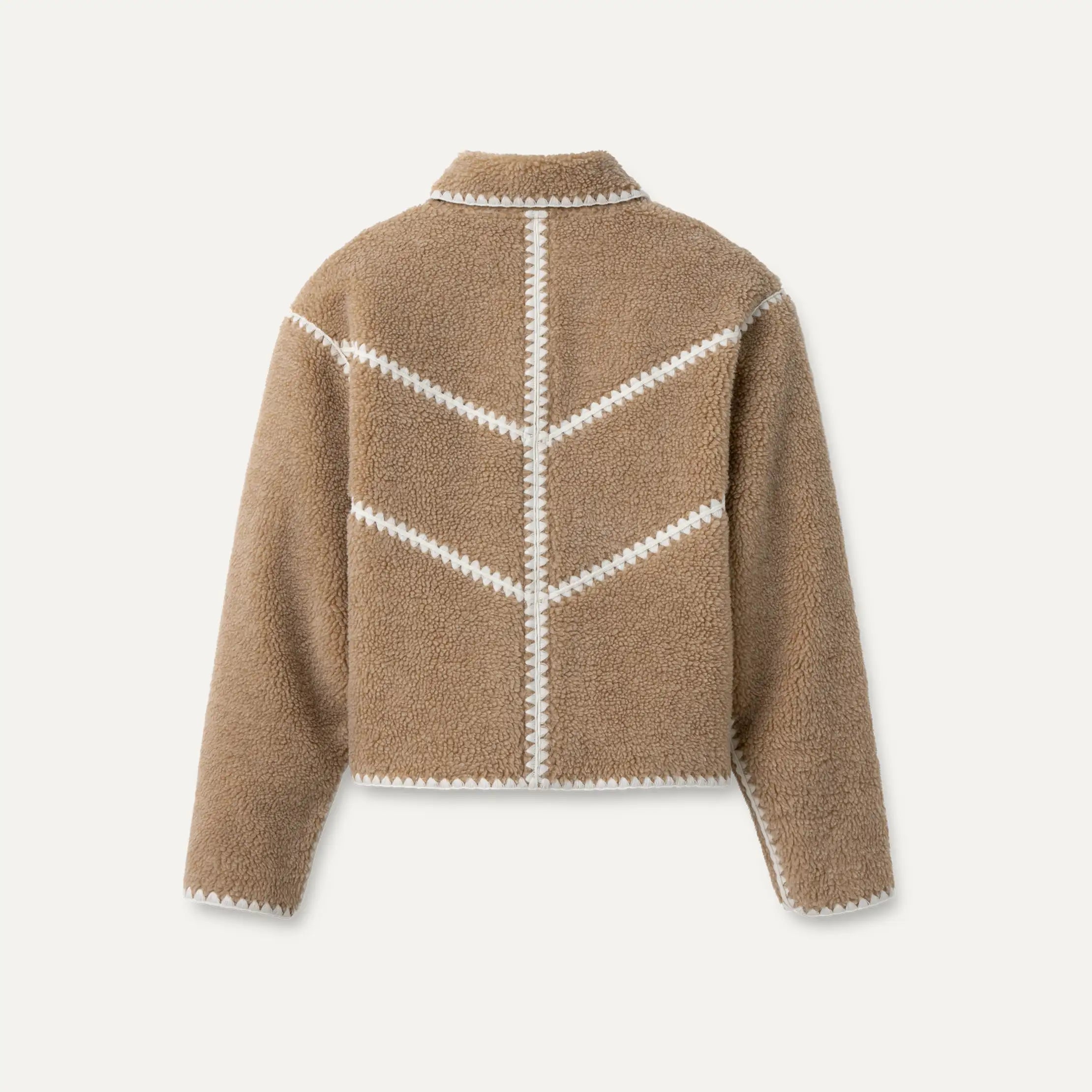 Ugg Ellison Uggfluff Shell Jacket Sand Heather