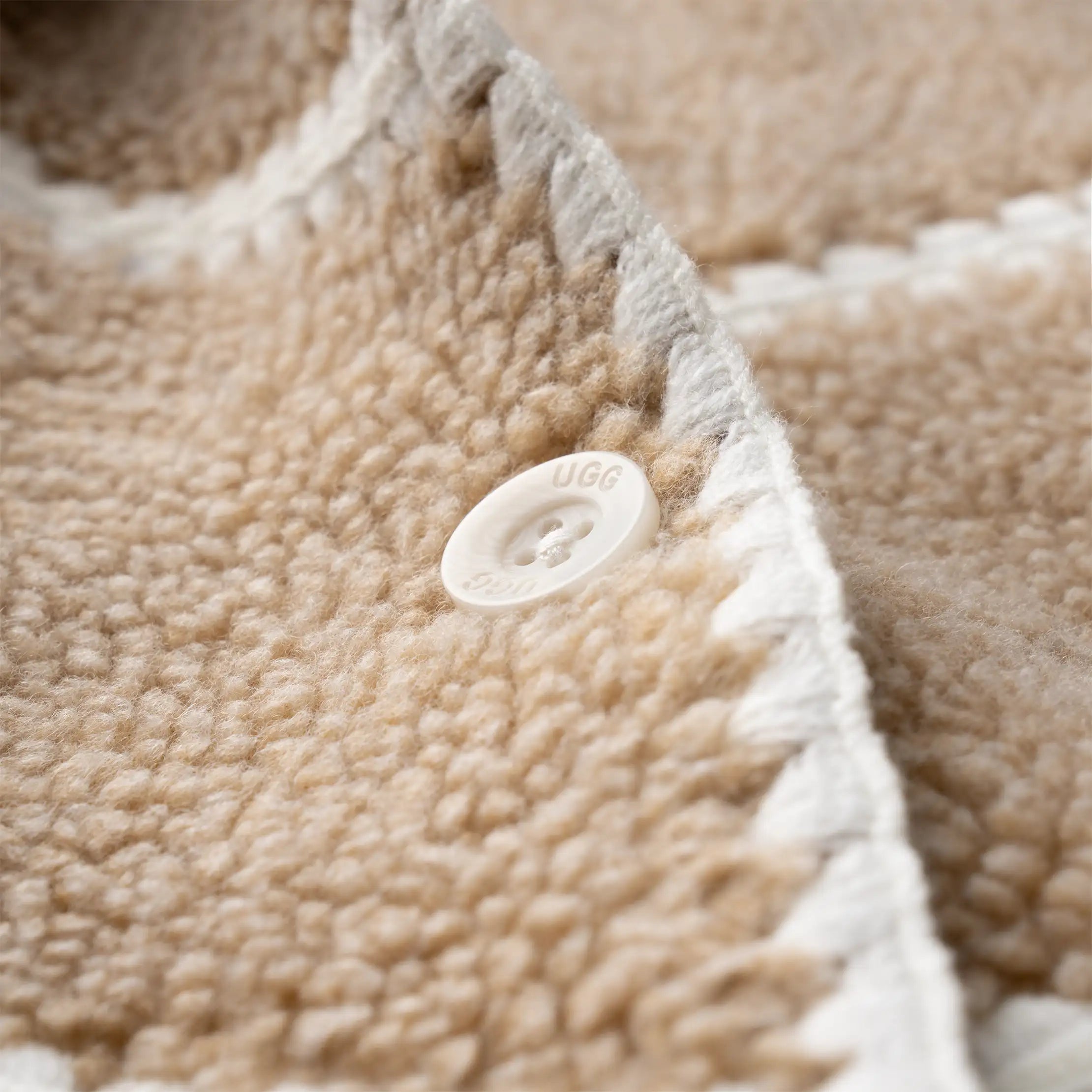 Ugg Ellison Uggfluff Shell Jacket Sand Heather