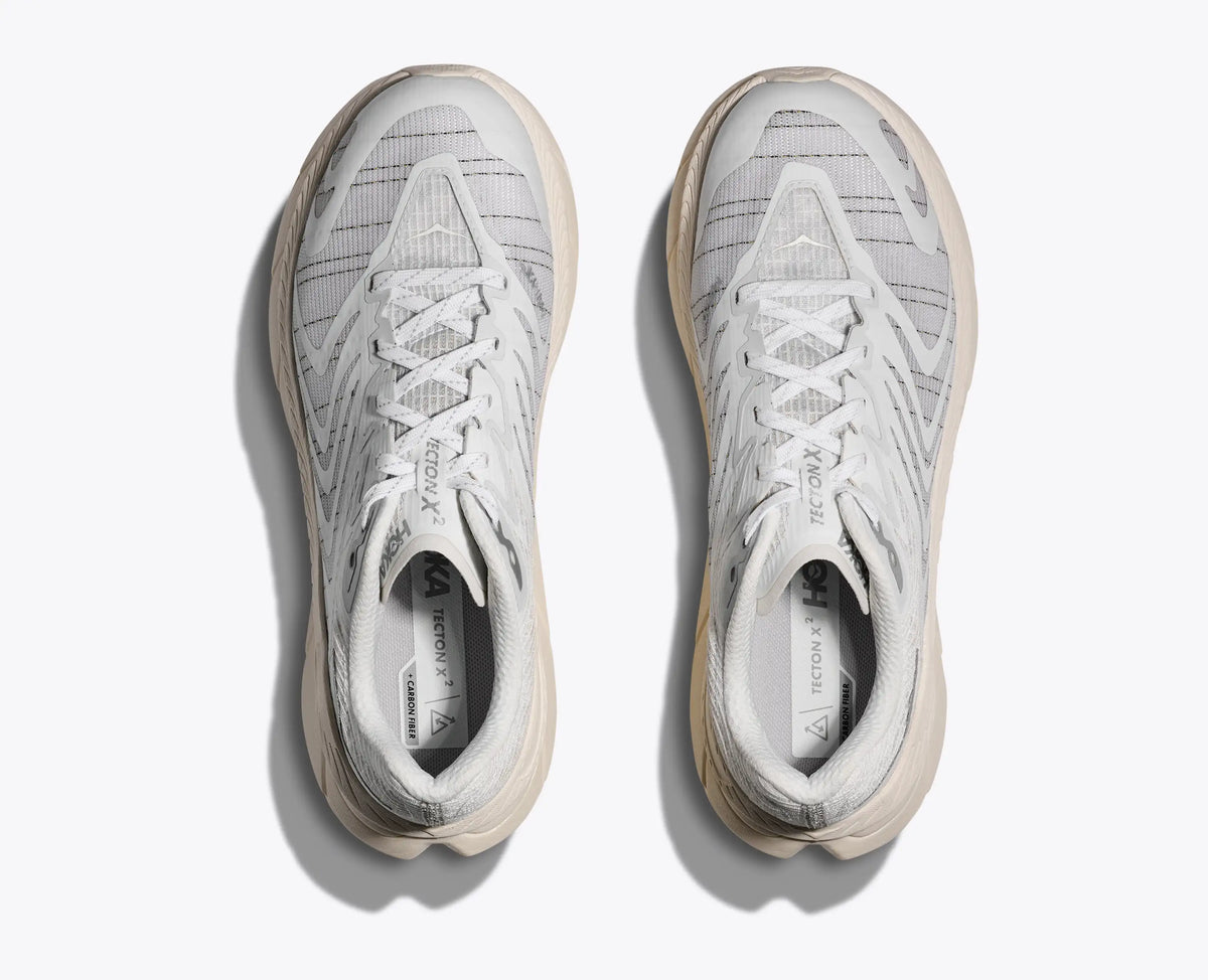 Hoka Stealth Tech Tecton X 2 White Cosmic Grey