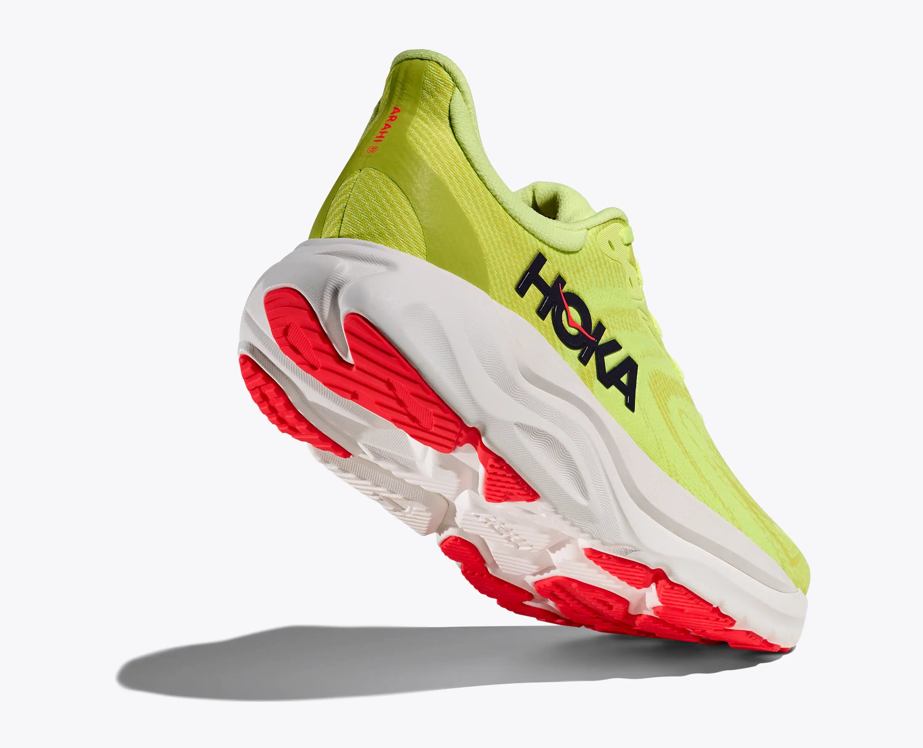 Hoka 'S Arahi 8 Neon Yuzu Neon Flame