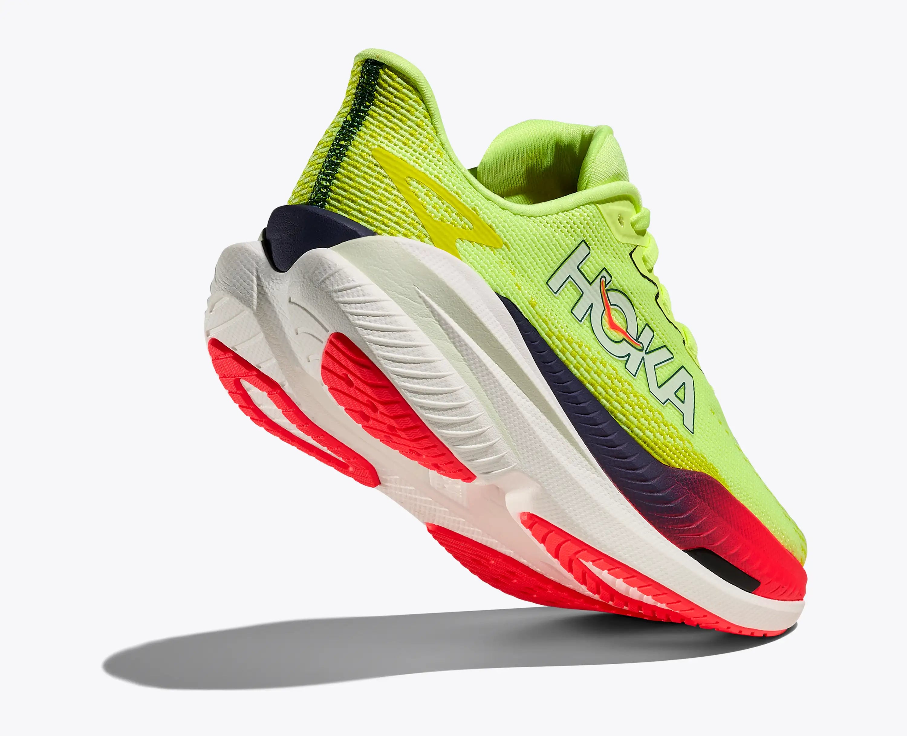 Hoka Women'S Mach X 3 Neon Yuzu Squid Ink