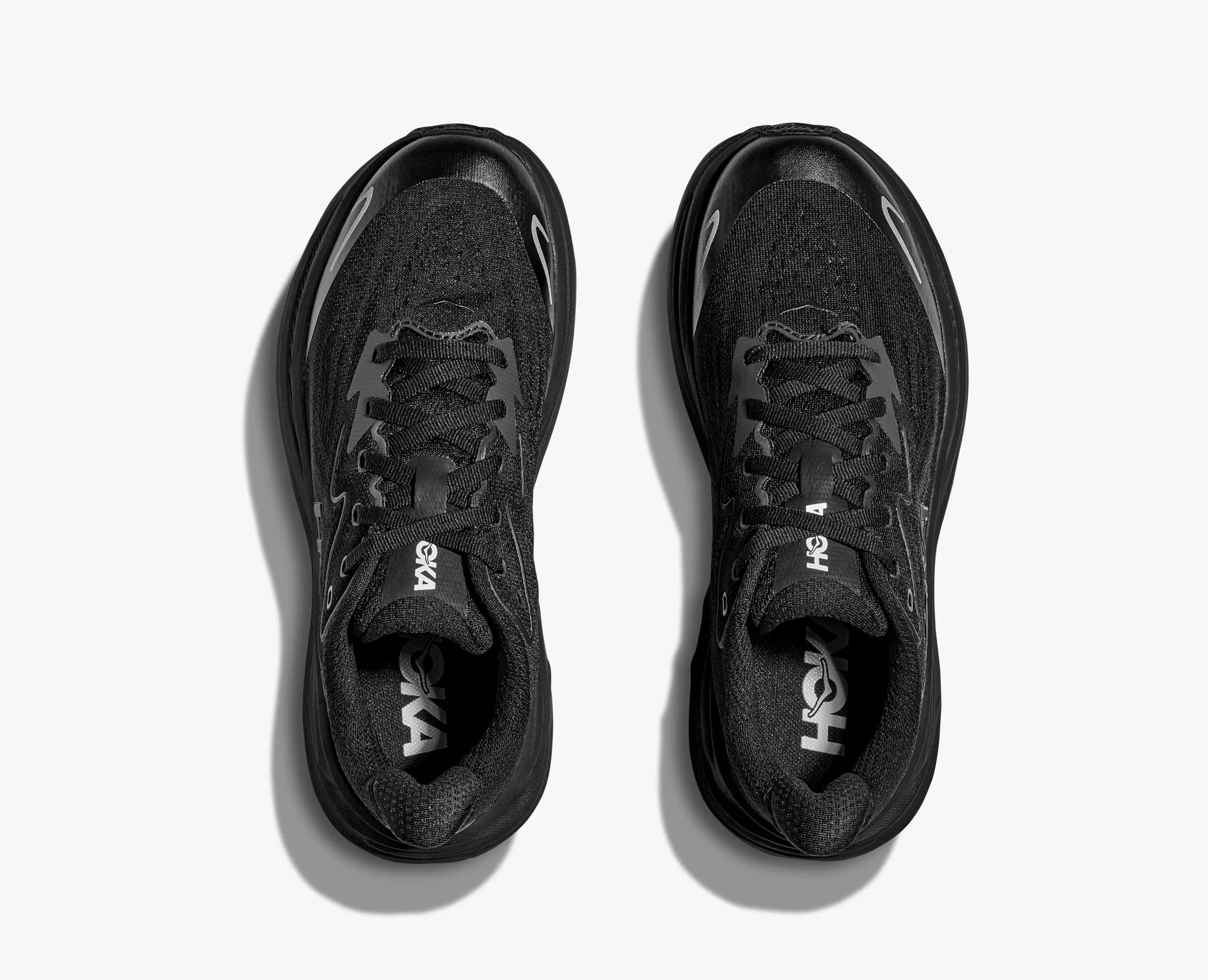 Hoka Big Kids Clifton 10 Black Black