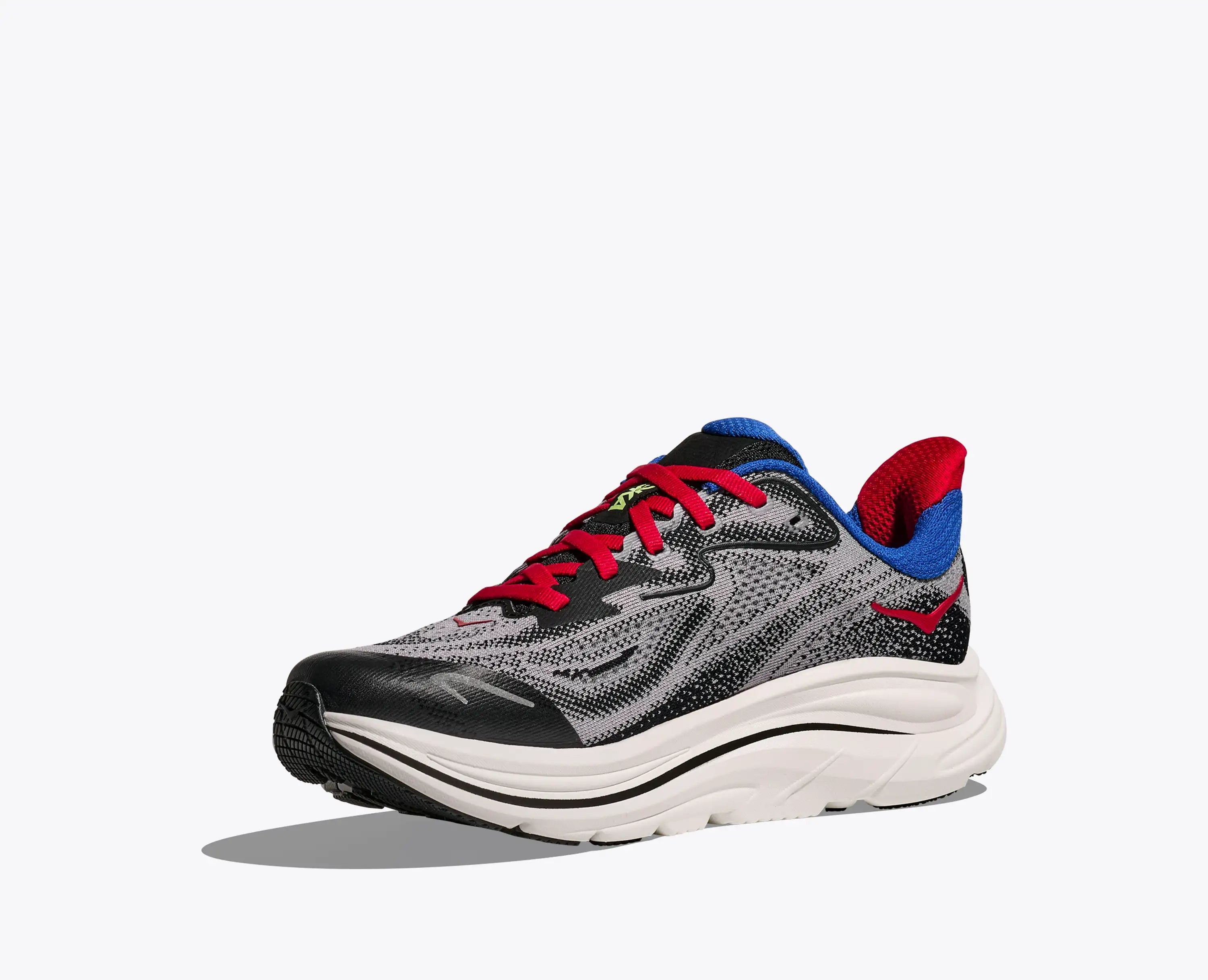 Hoka Big Kids Clifton 10 Foggy Grey Black