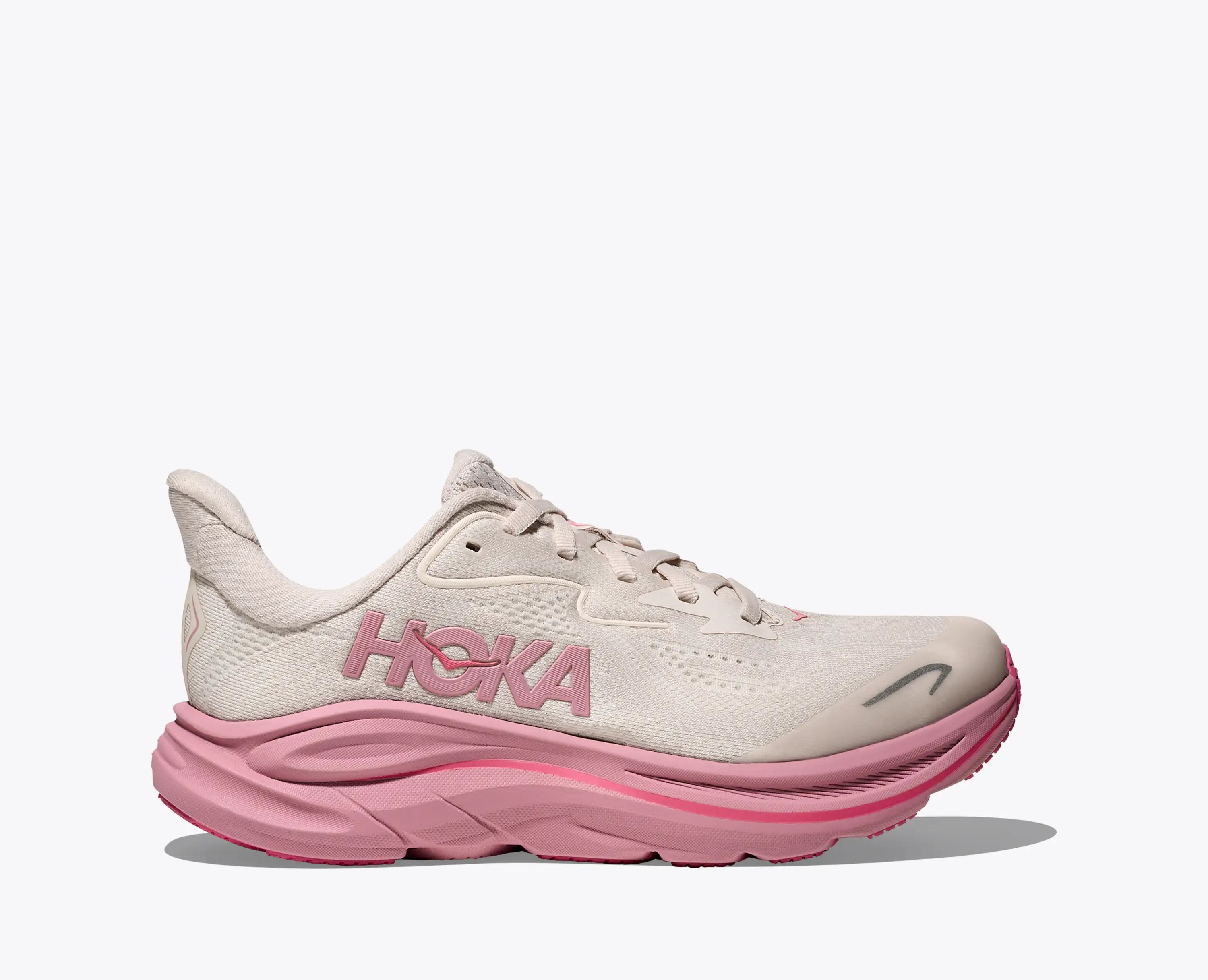 Hoka Big Kids Clifton 10 Rose Cream Dried Rose