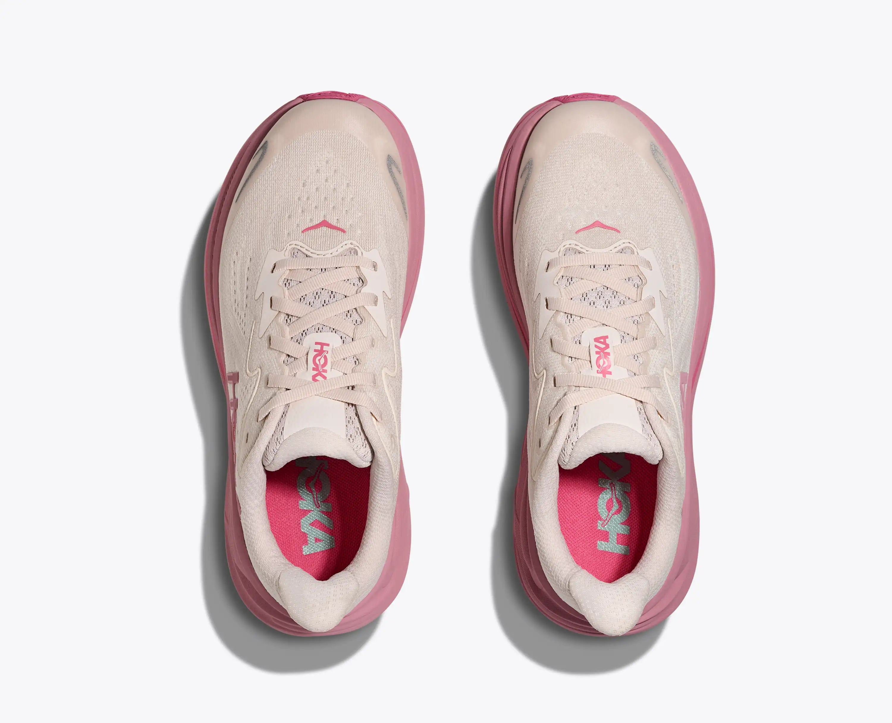 Hoka Big Kids Clifton 10 Rose Cream Dried Rose