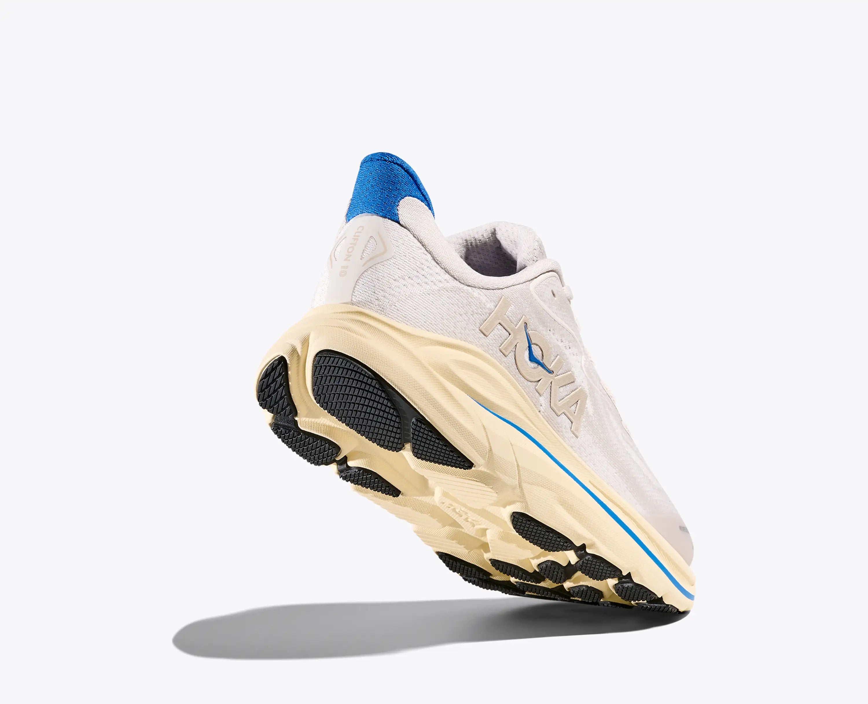 Hoka Big Kids Clifton 10 Stucco Virtual Blue