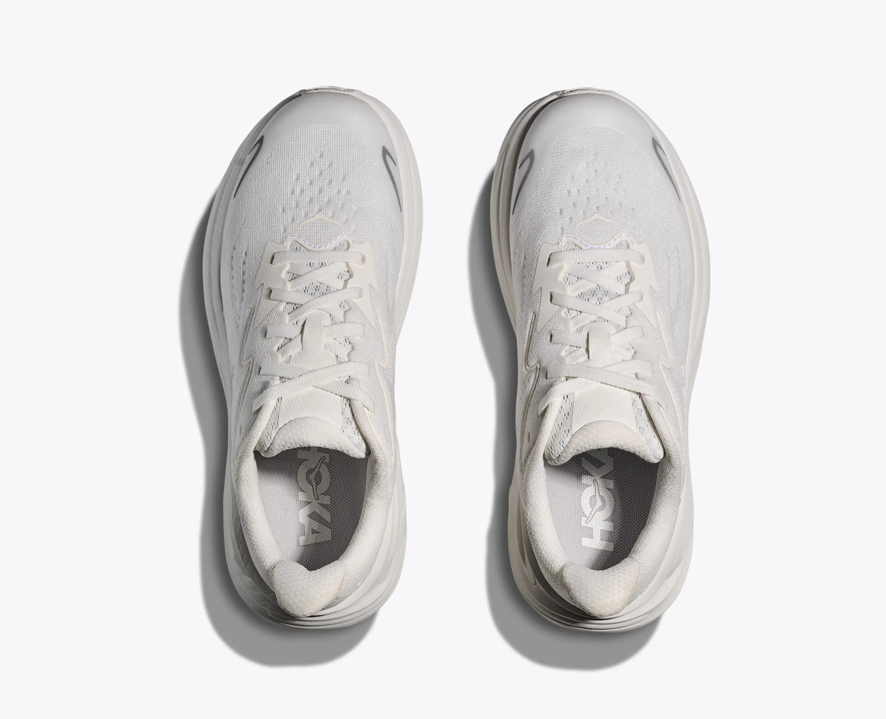 Hoka Big Kids Clifton 10 White White