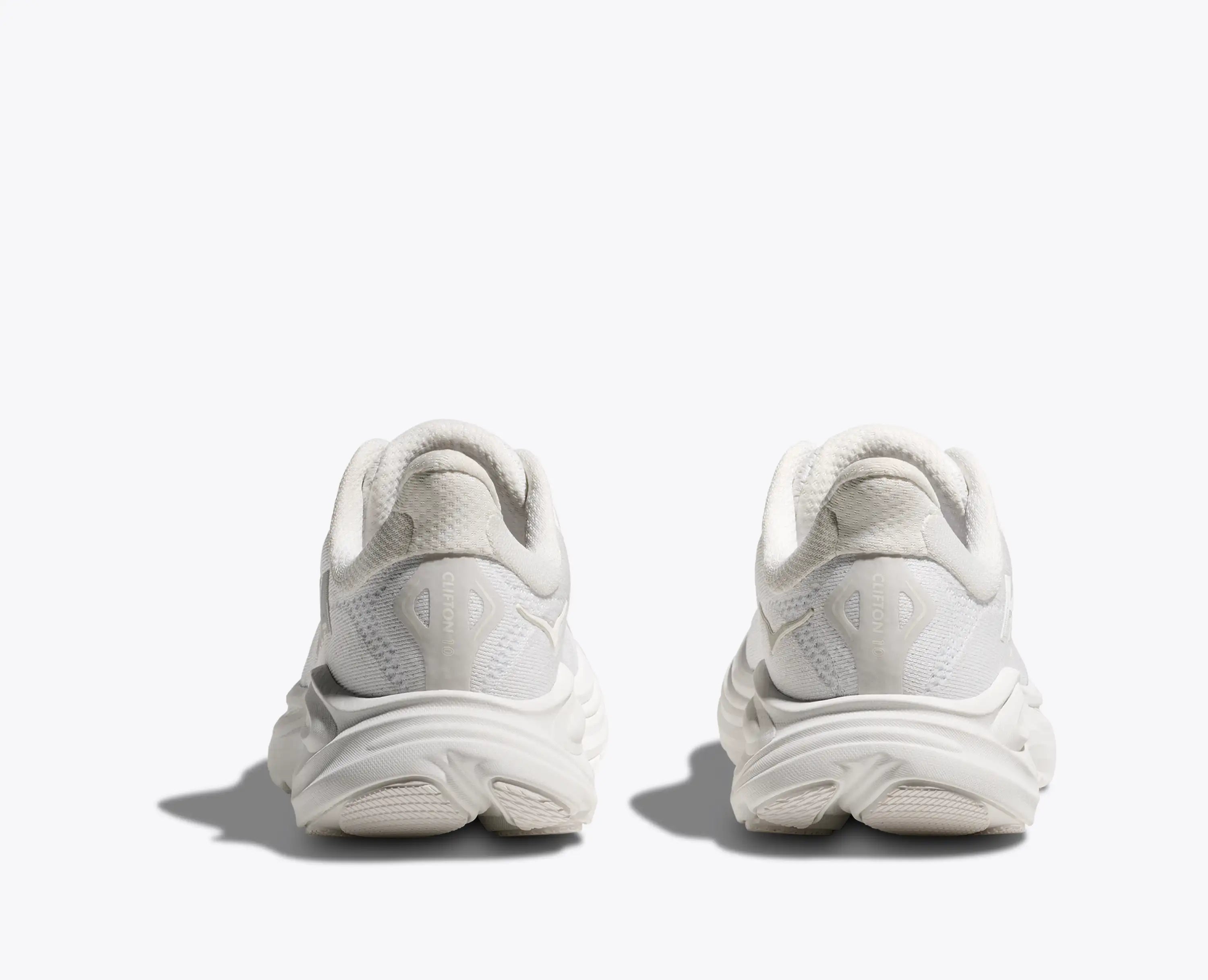 Hoka Big Kids Clifton 10 White White