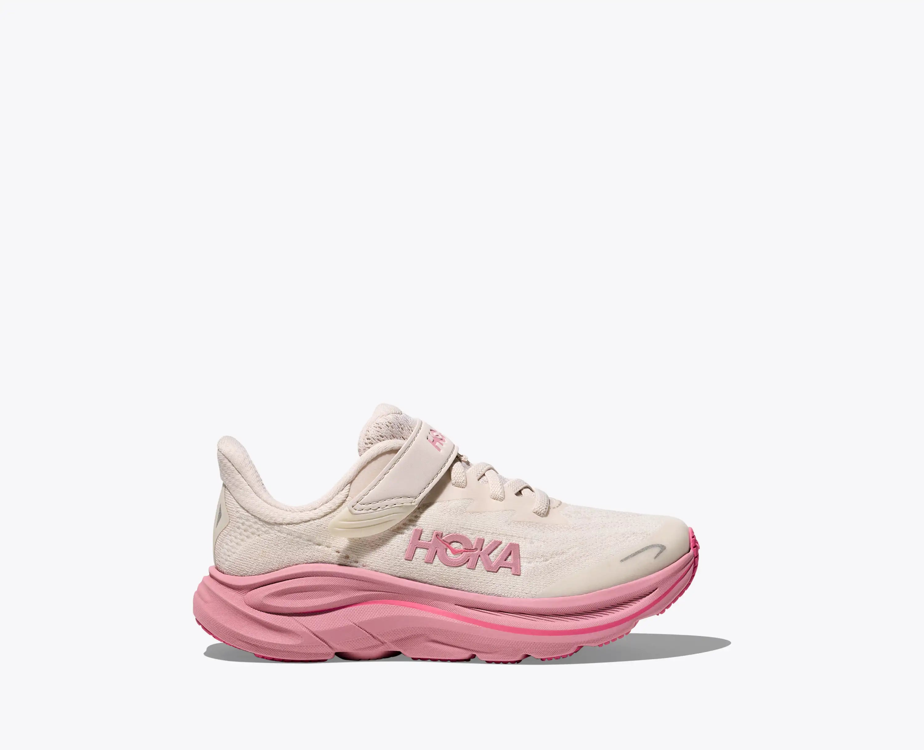 Hoka Little Kids Clifton 10 Rose Cream Dried Rose