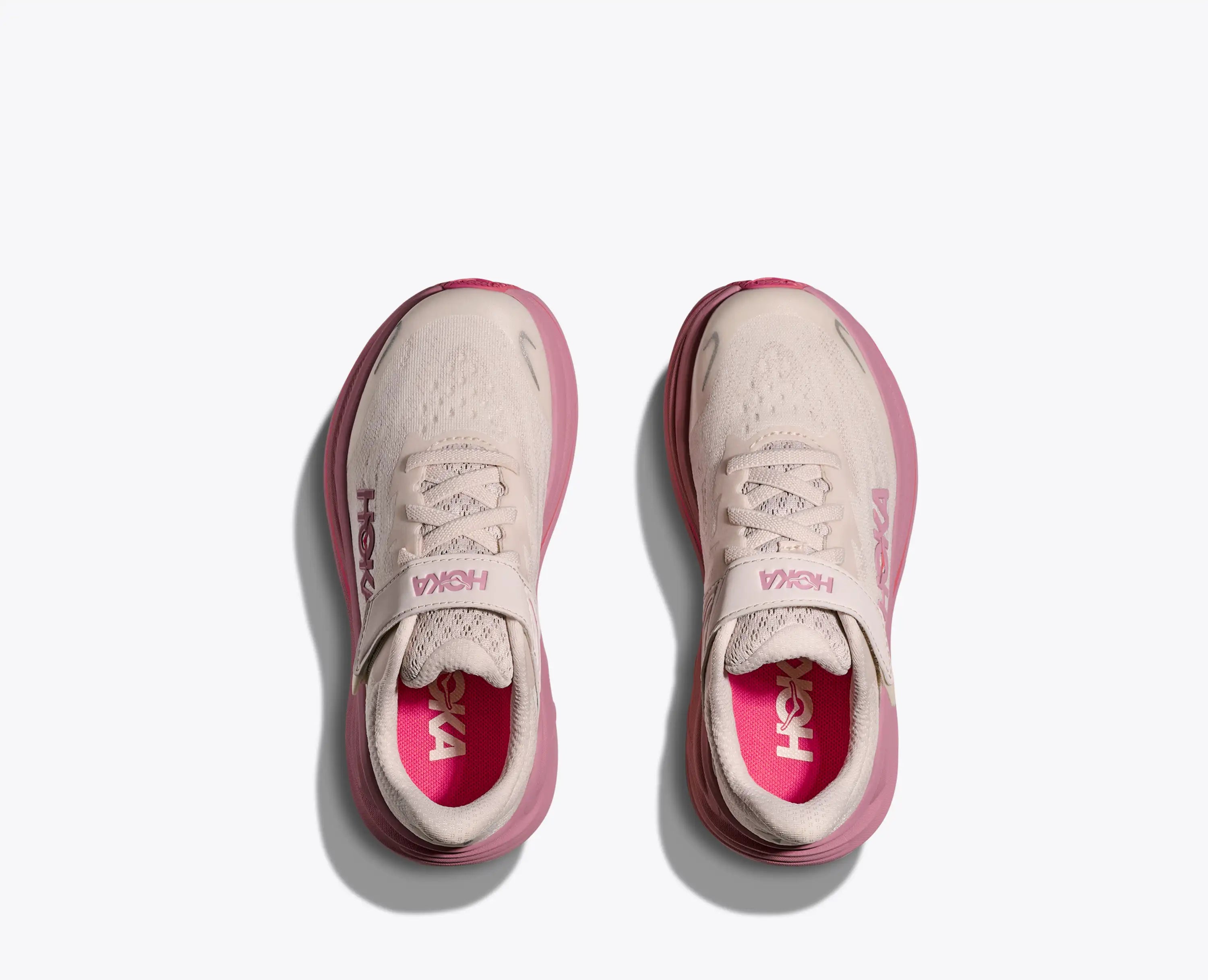 Hoka Little Kids Clifton 10 Rose Cream Dried Rose