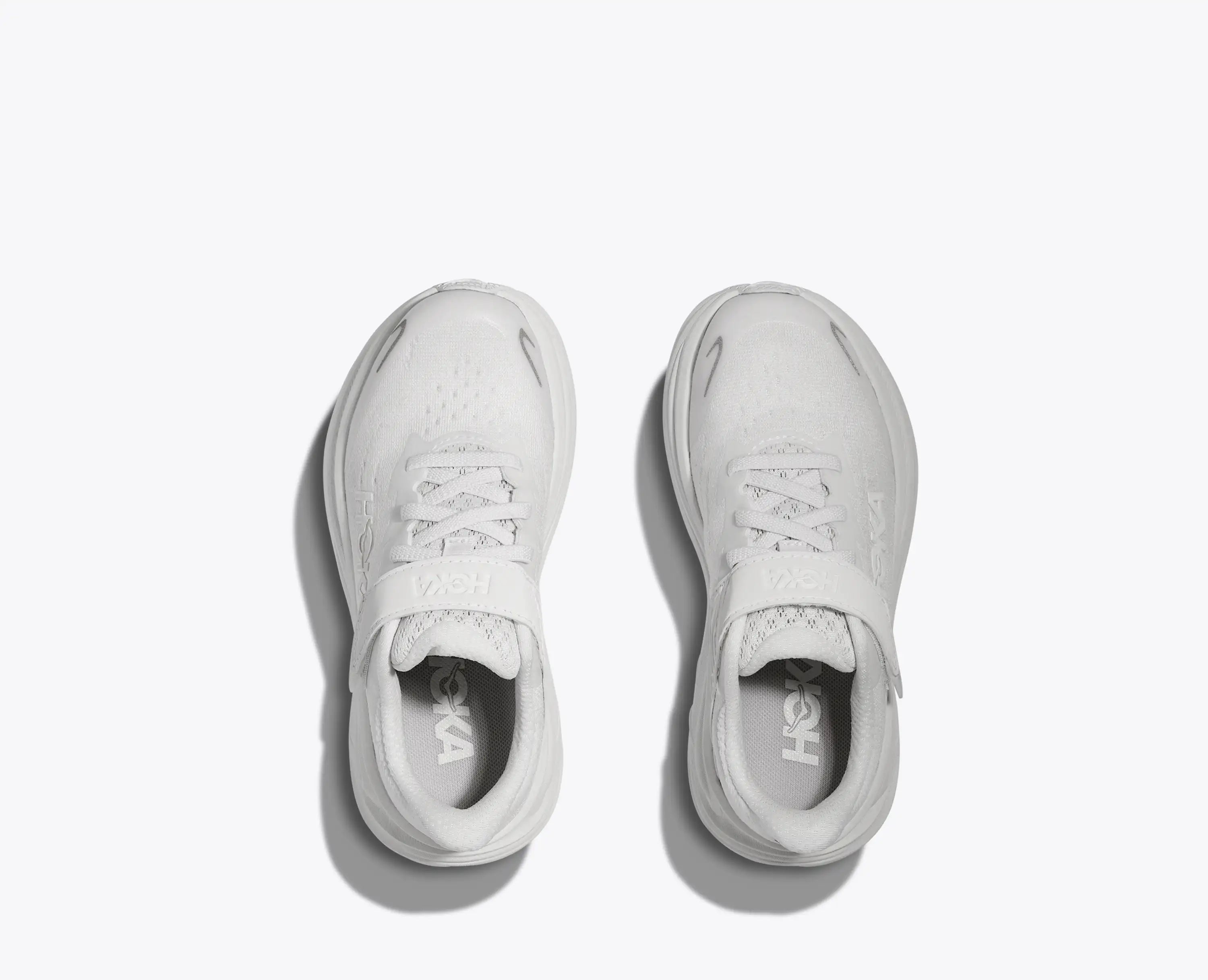 Hoka Little Kids Clifton 10 White White