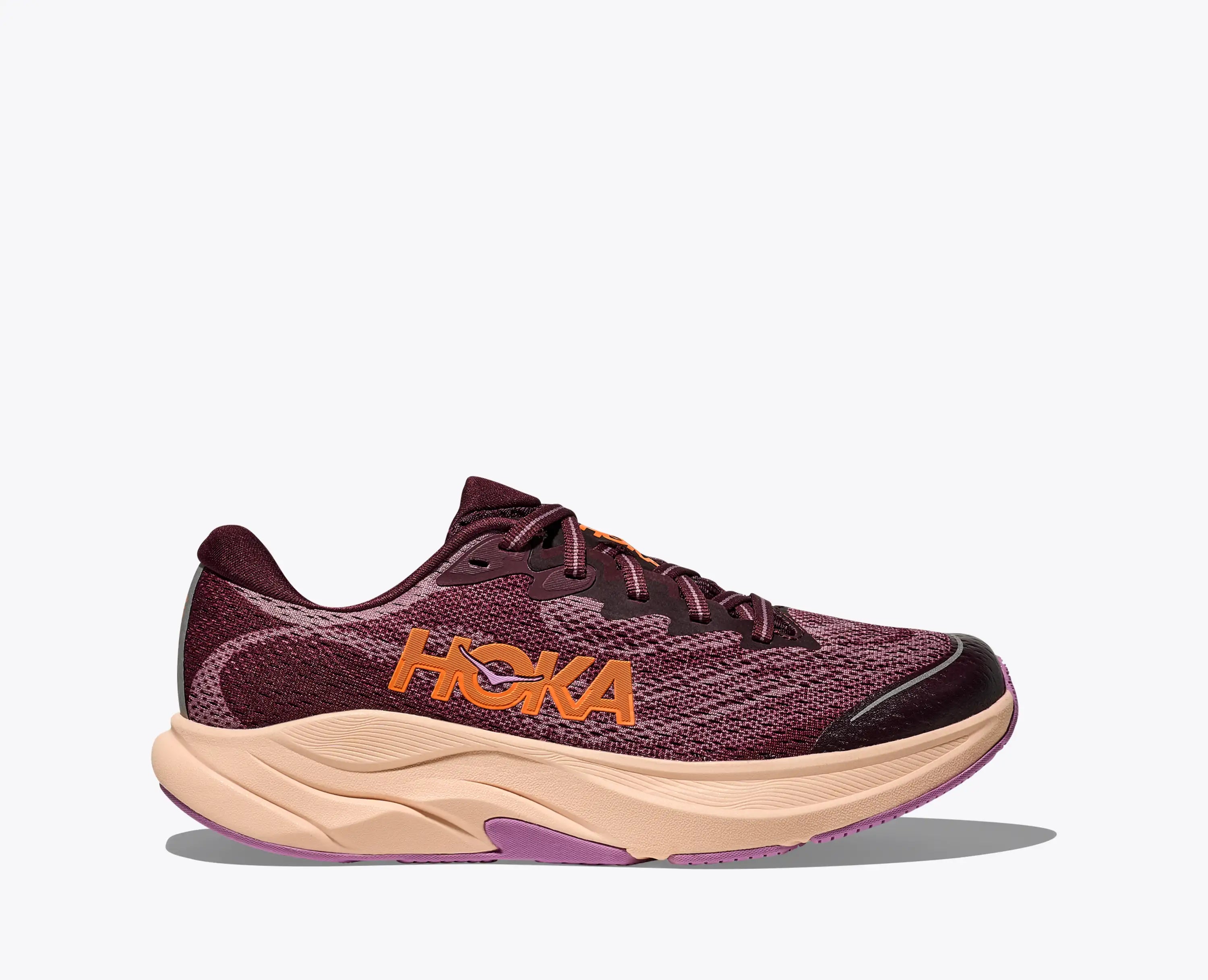 Hoka Big Kids Rincon 4 Black Cherry Classic Mauve