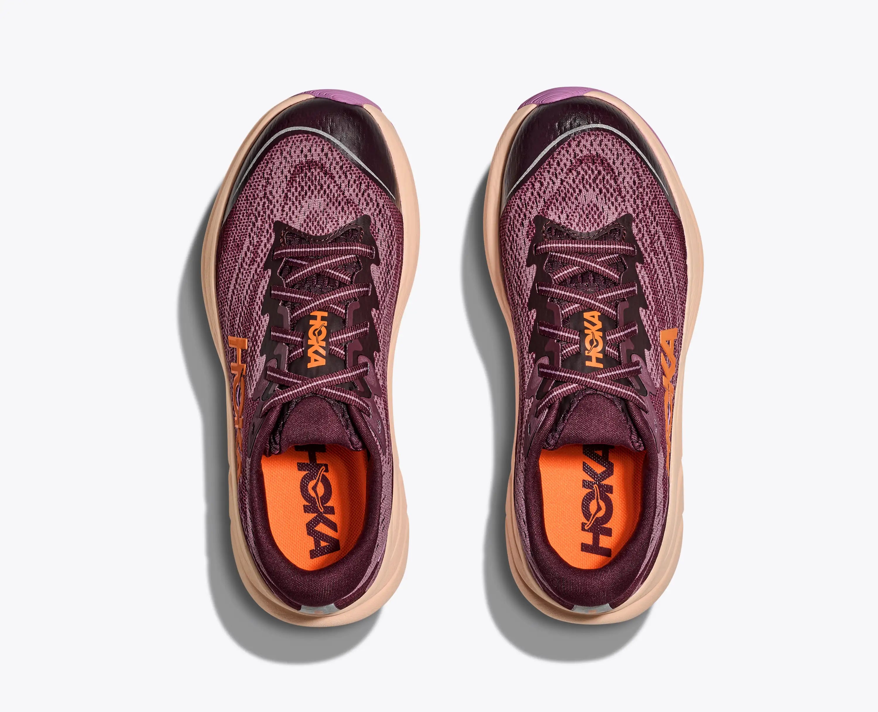 Hoka Big Kids Rincon 4 Black Cherry Classic Mauve