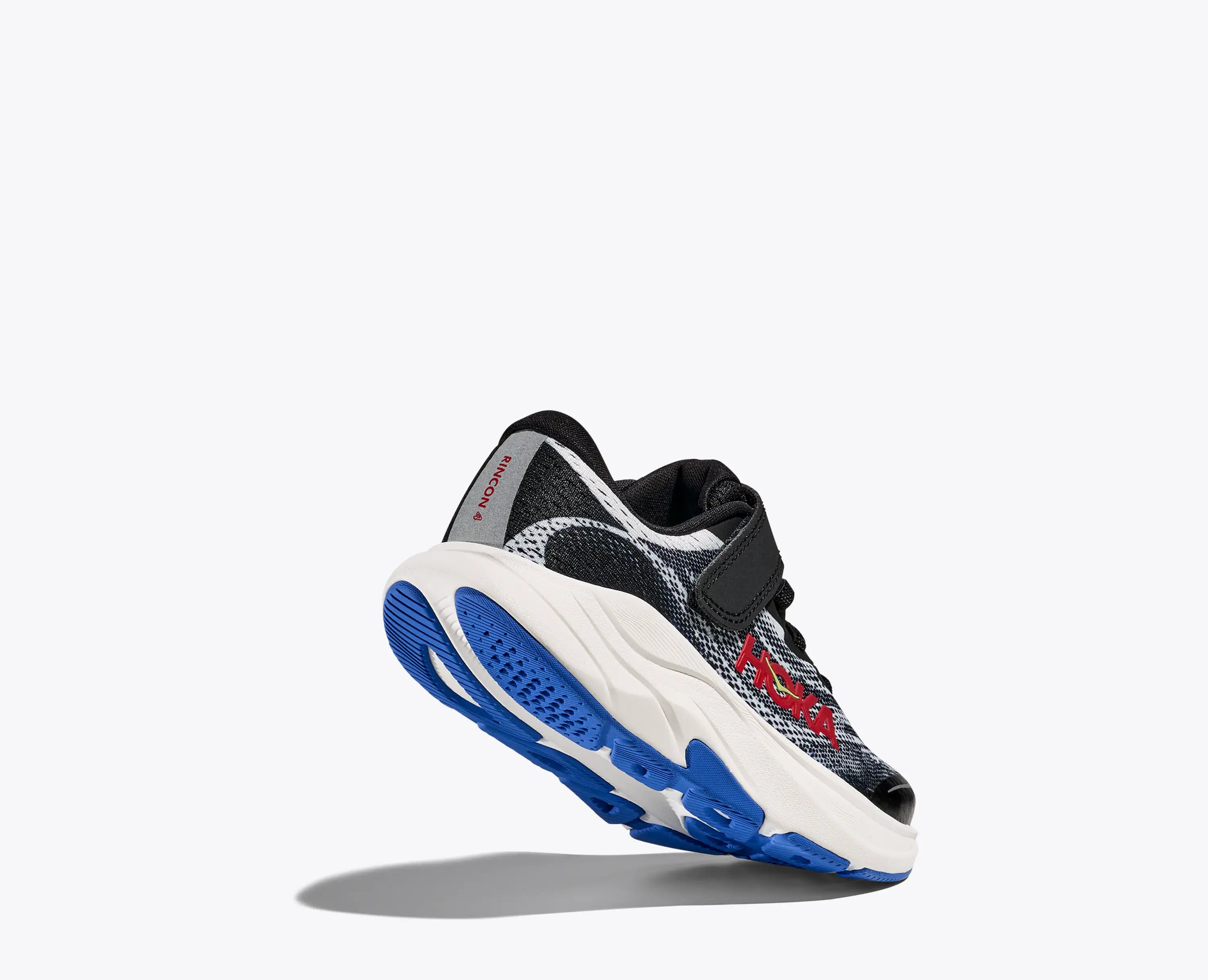 Hoka Little Kids Rincon 4 Black Cobalt Blue