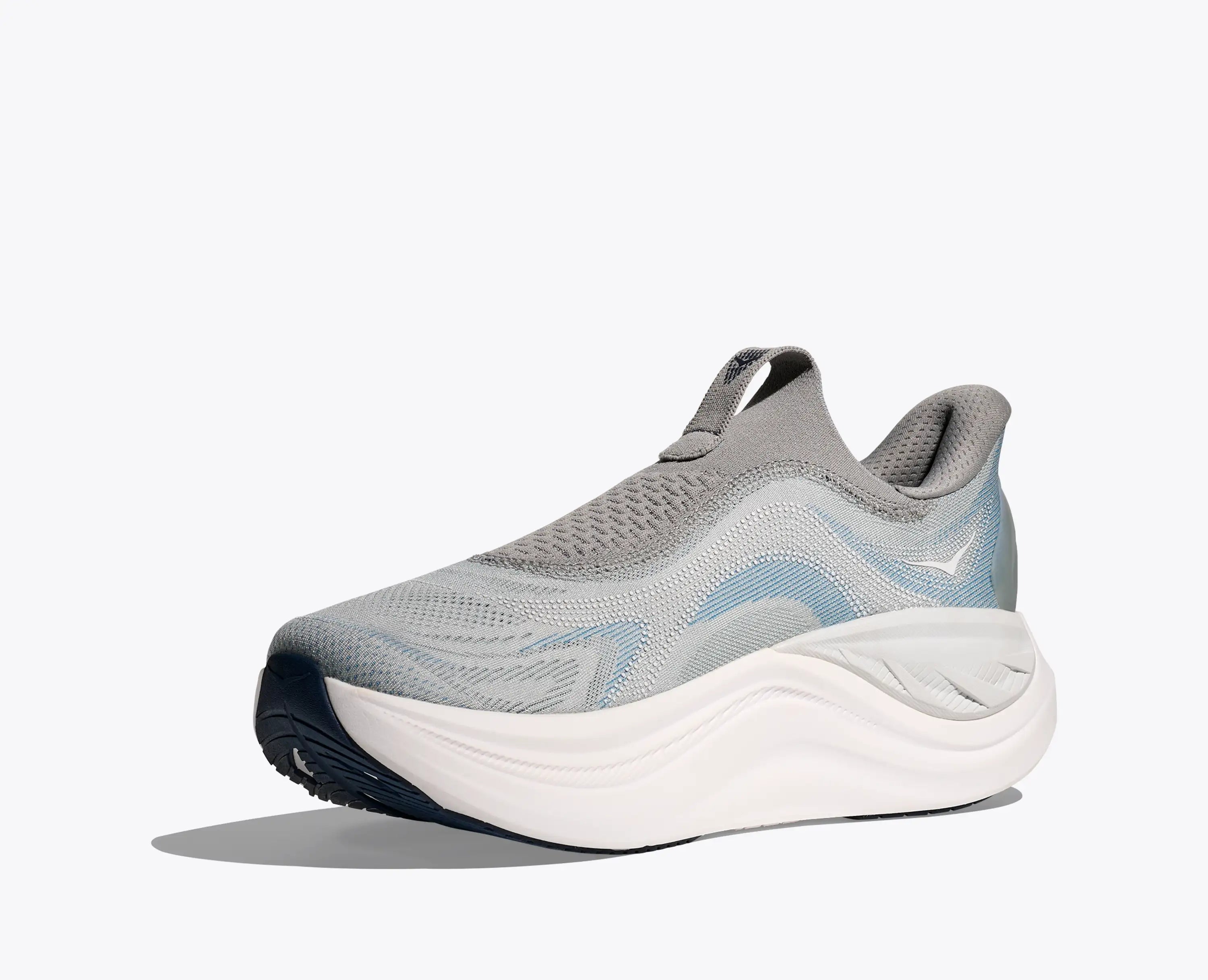 Hoka 'S Skyward Laceless Stardust Stellar Grey