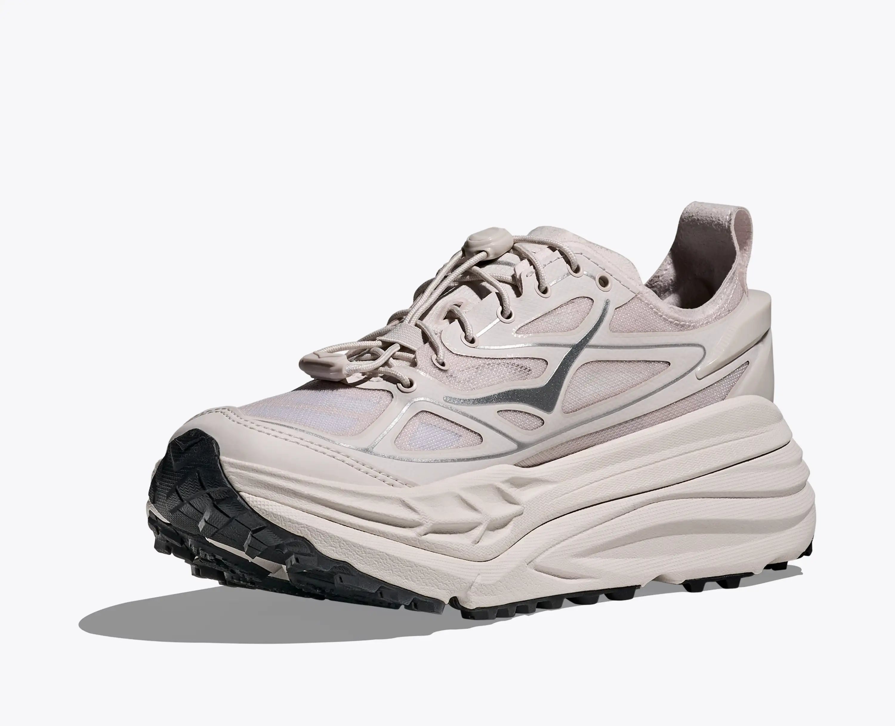 Hoka Stinson One7 Grout Silver
