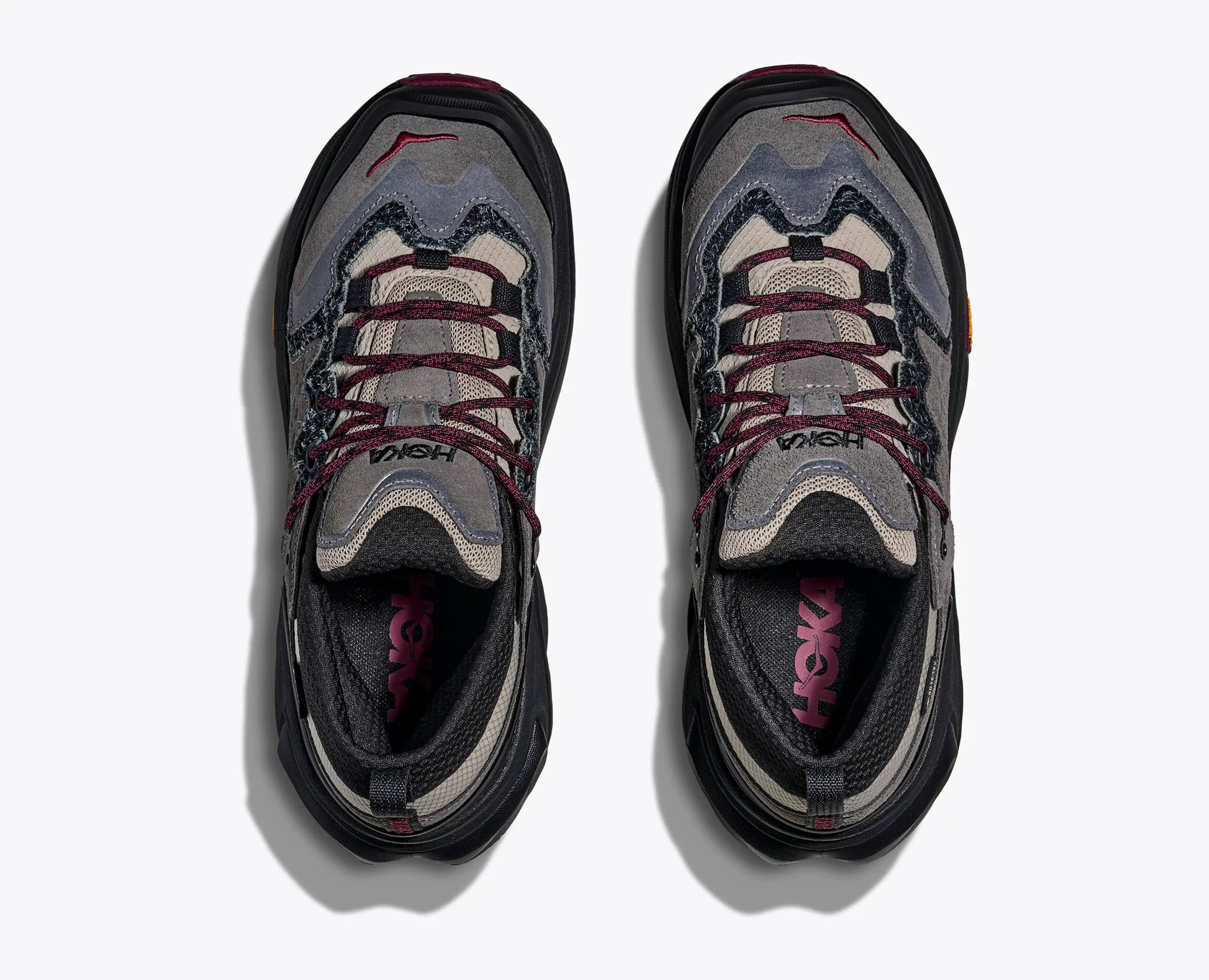 Hoka Elite Terrain System Kaha 3 Low Gtx Black Stone Fruit