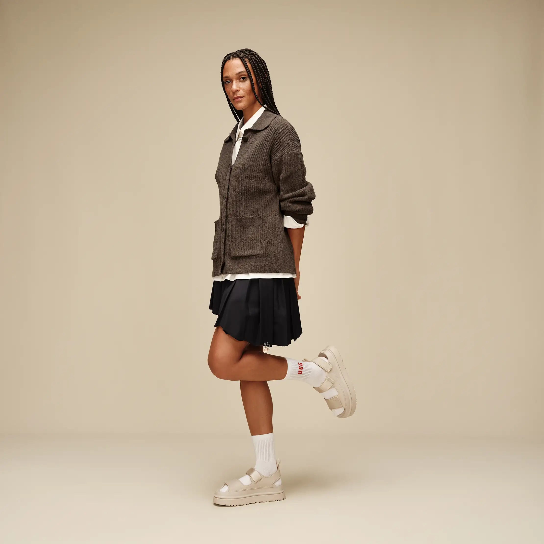 Ugg Junipher Cardigan Lite Dense Smoke