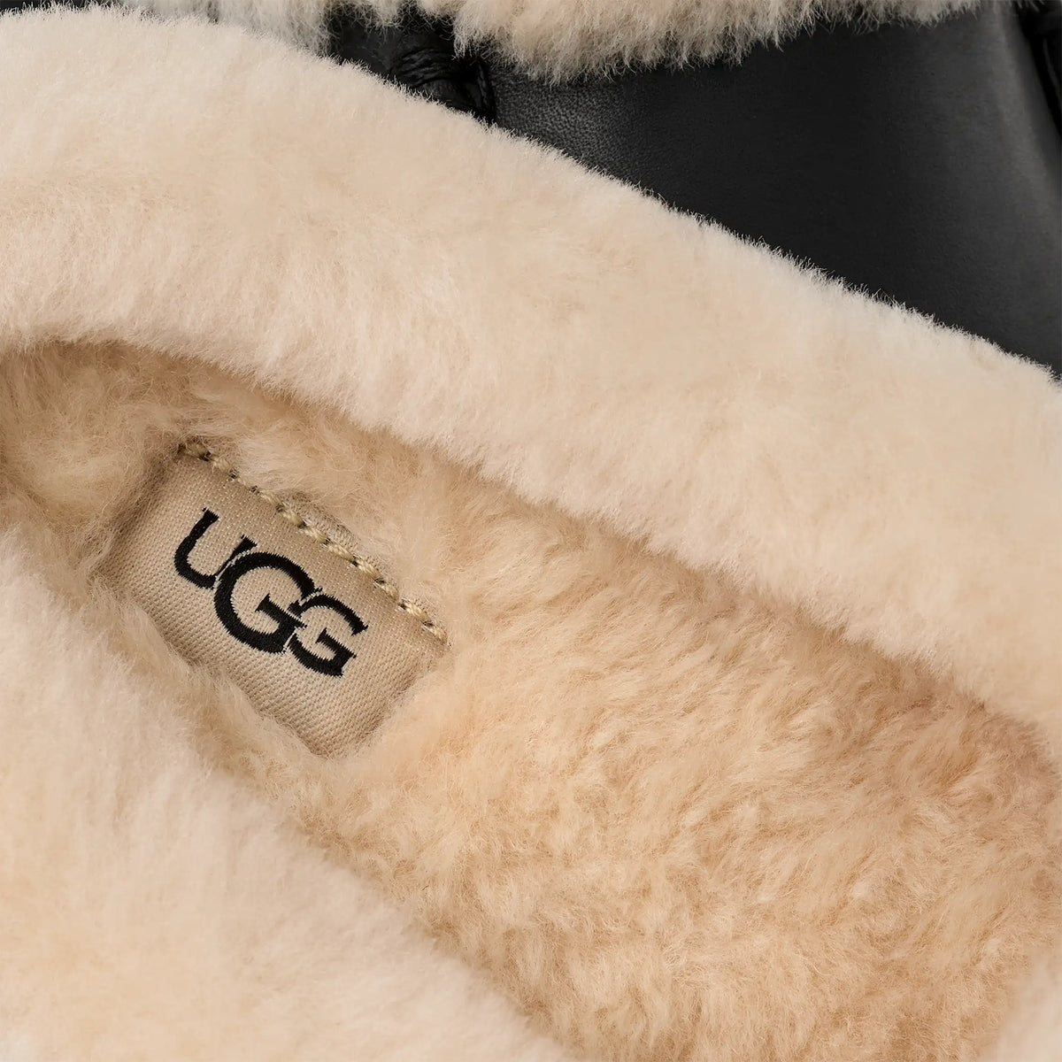 Ugg Ansley Mule Leather Black