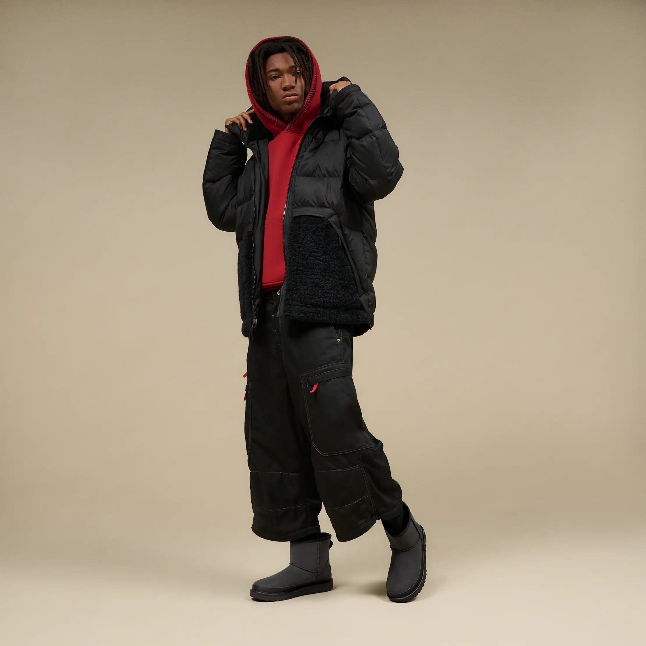 Ugg Metropeak Down Puffer Jacket Black