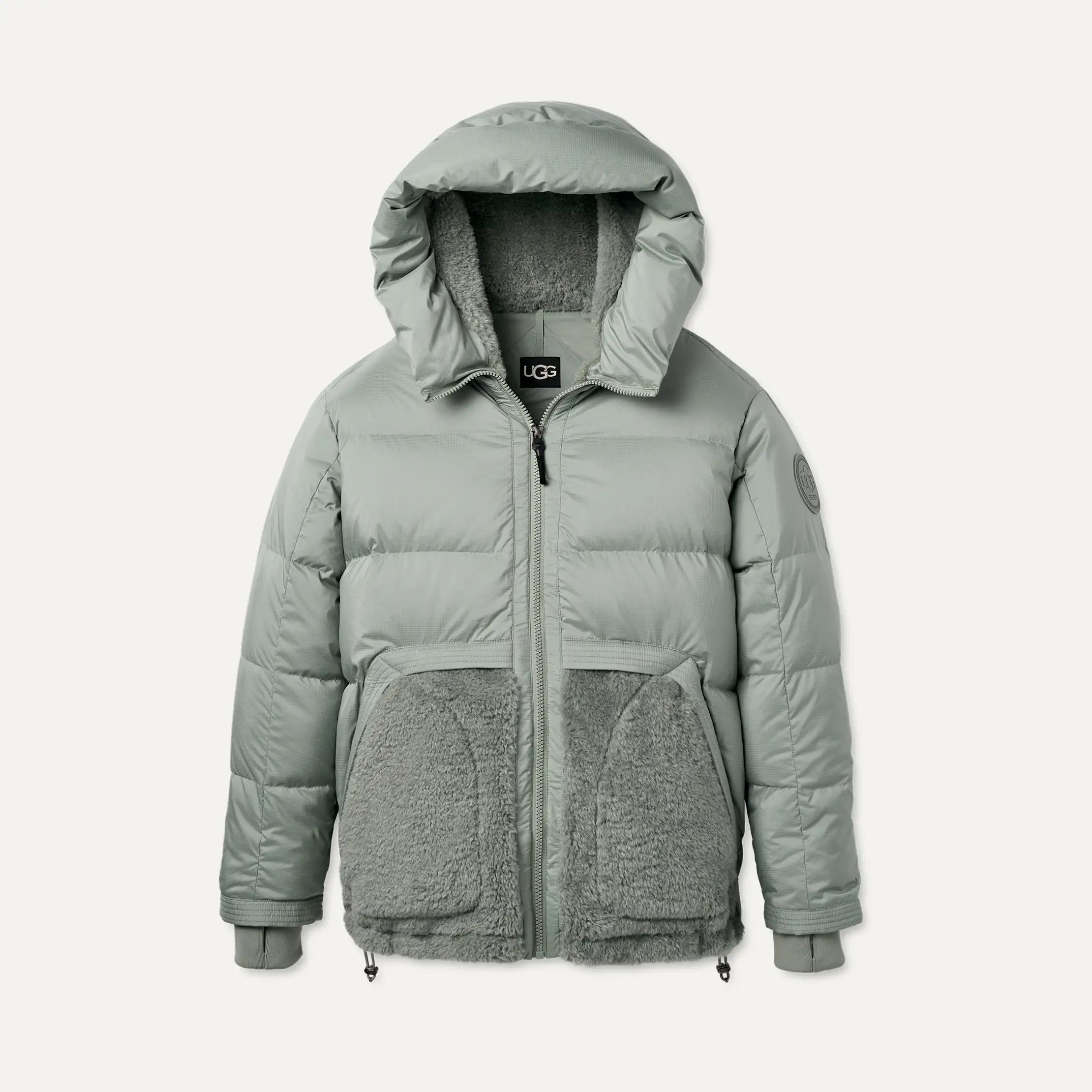 Ugg Metropeak Down Puffer Jacket Grey Mist