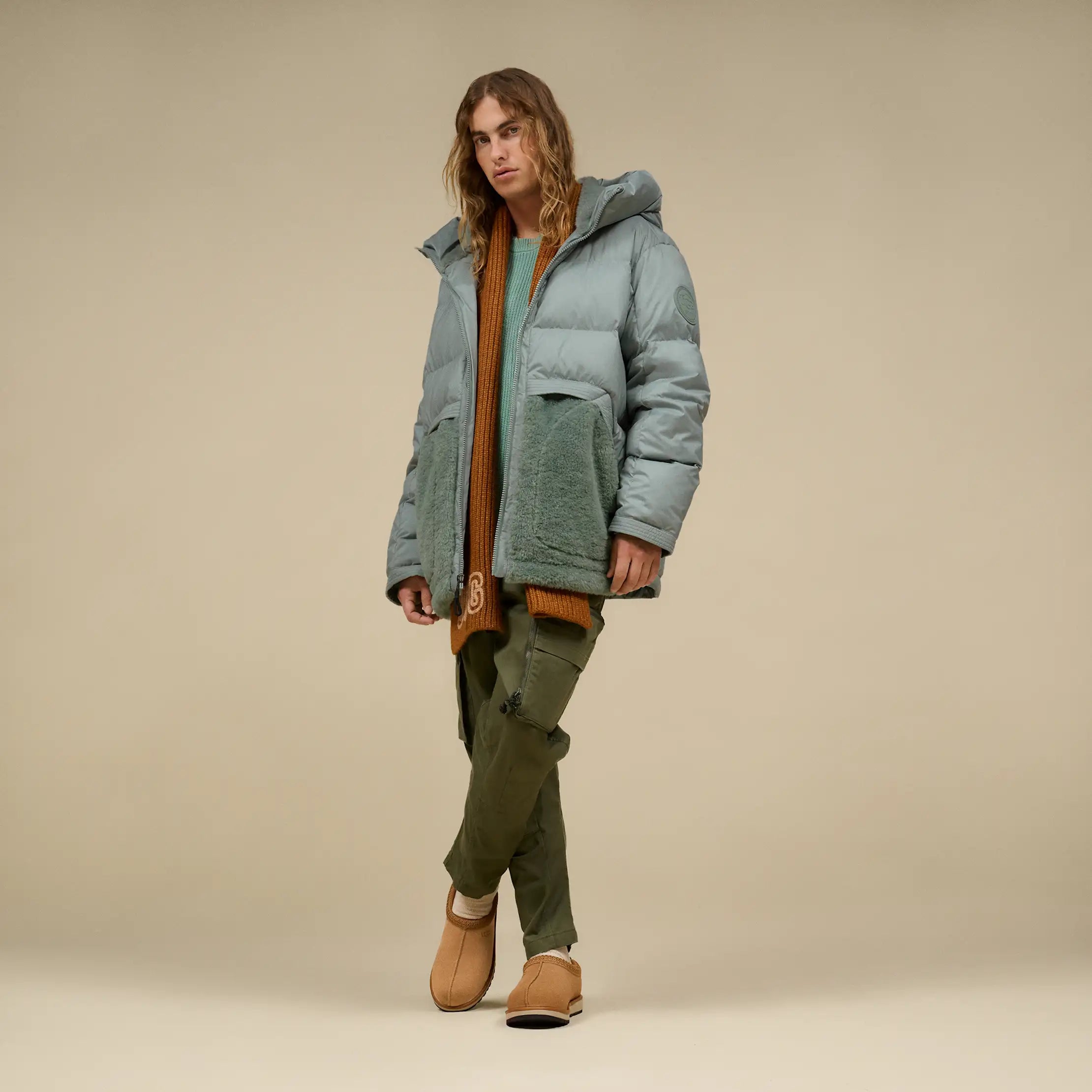 Ugg Metropeak Down Puffer Jacket Grey Mist