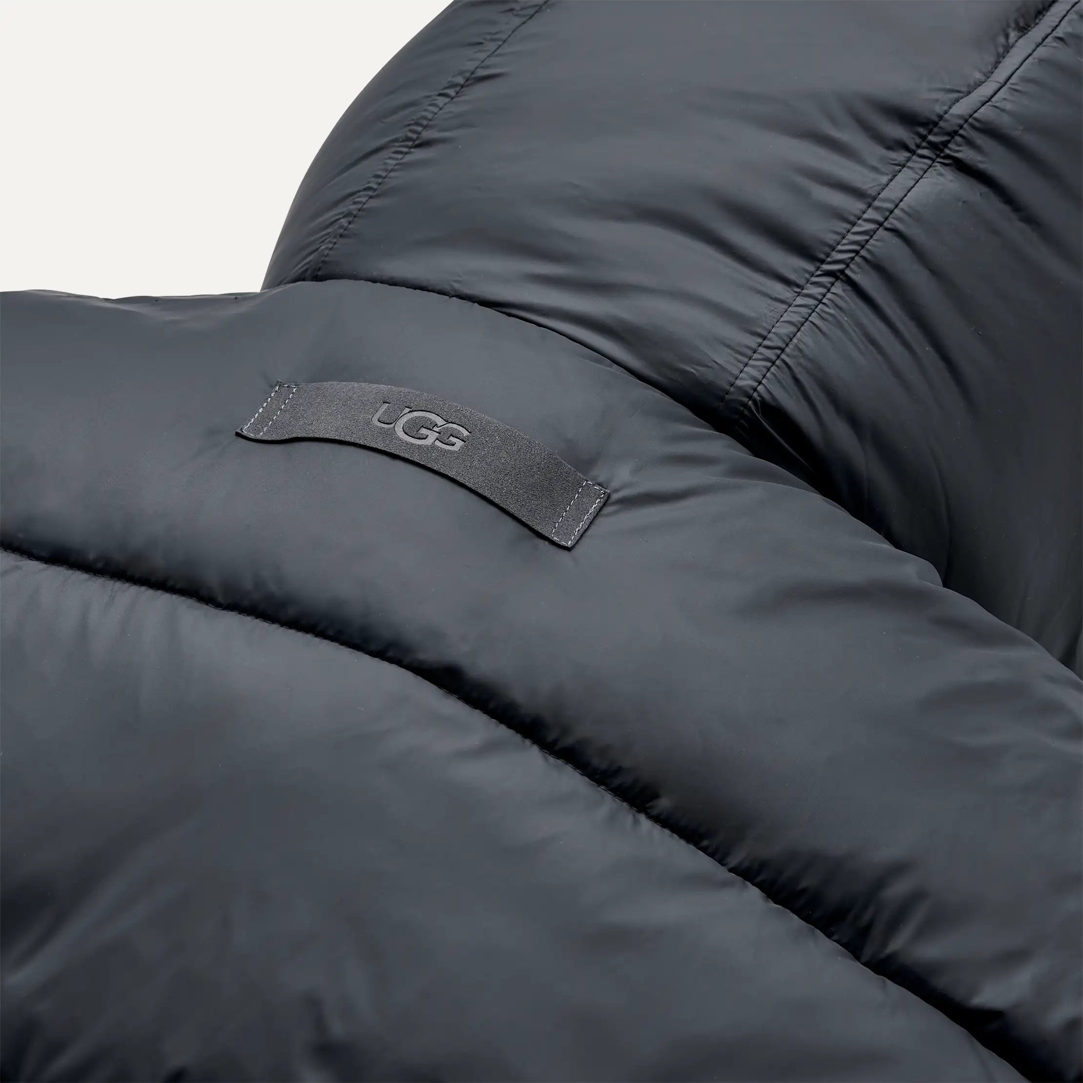 Ugg Xayden Uggbraid Puffer Jacket Black