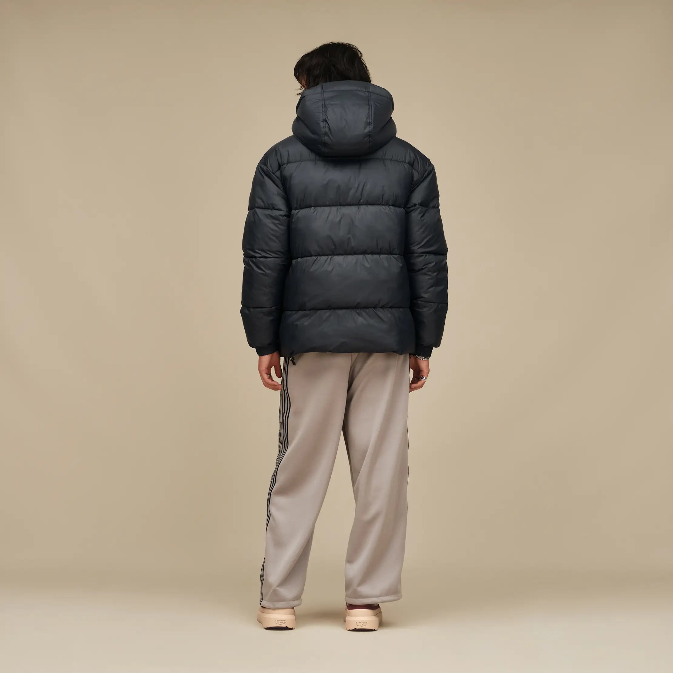Ugg Xayden Uggbraid Puffer Jacket Black