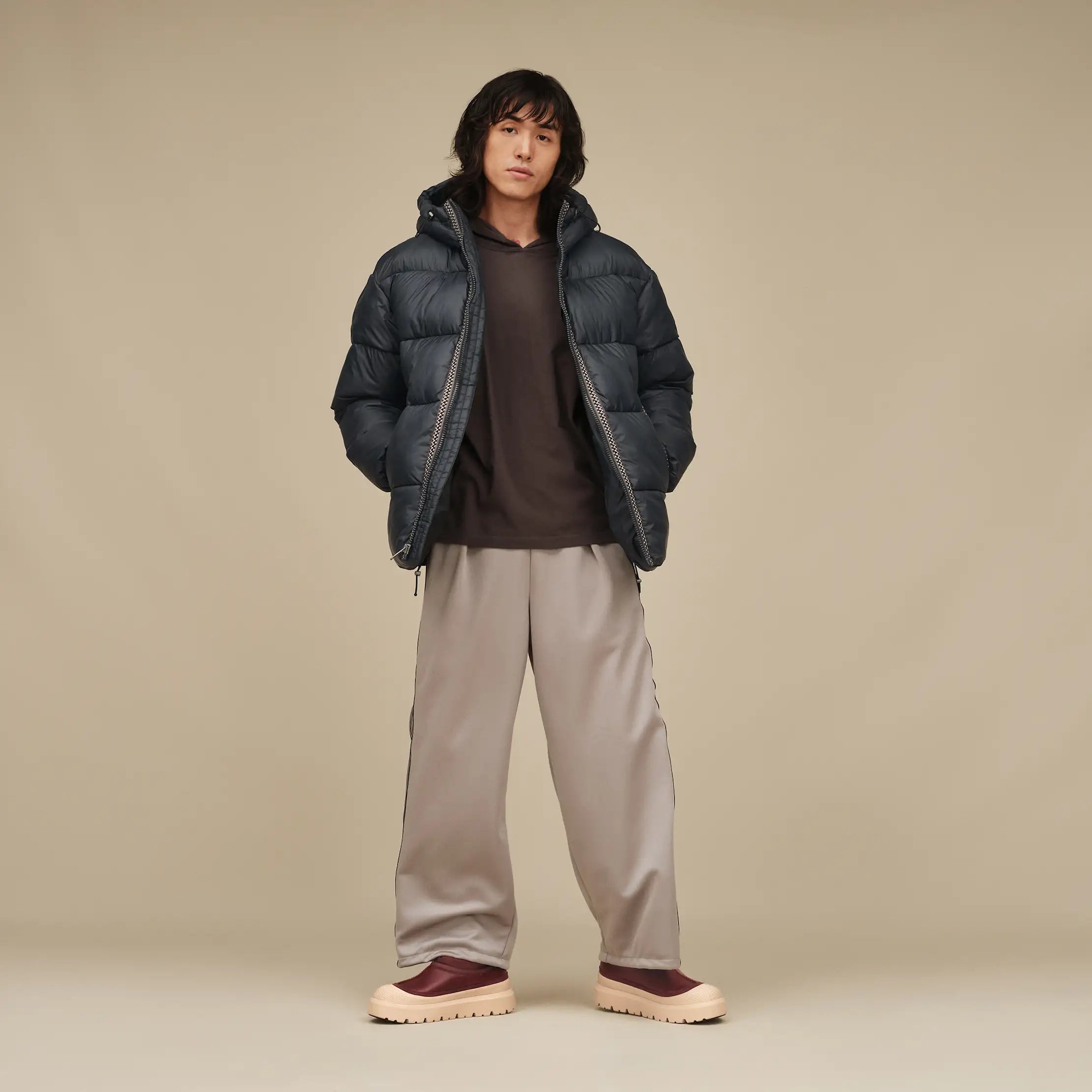 Ugg Xayden Uggbraid Puffer Jacket Black