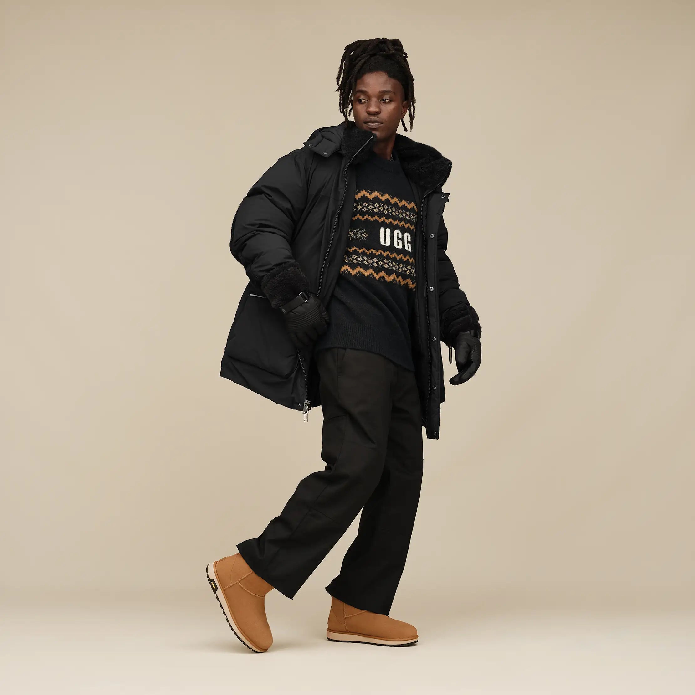 Ugg Eamon Down Parka Black