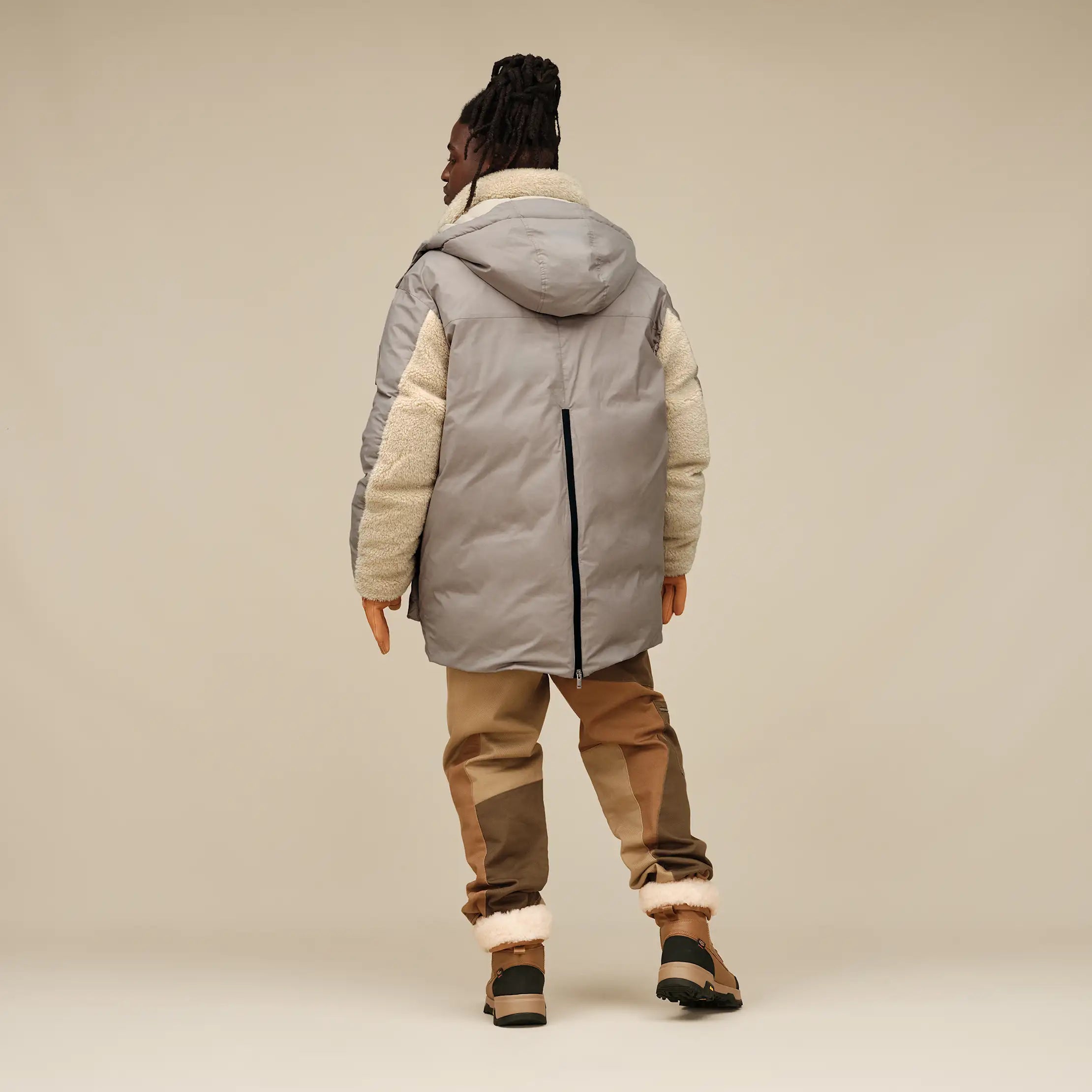 Ugg Eamon Down Parka Cobble Grey