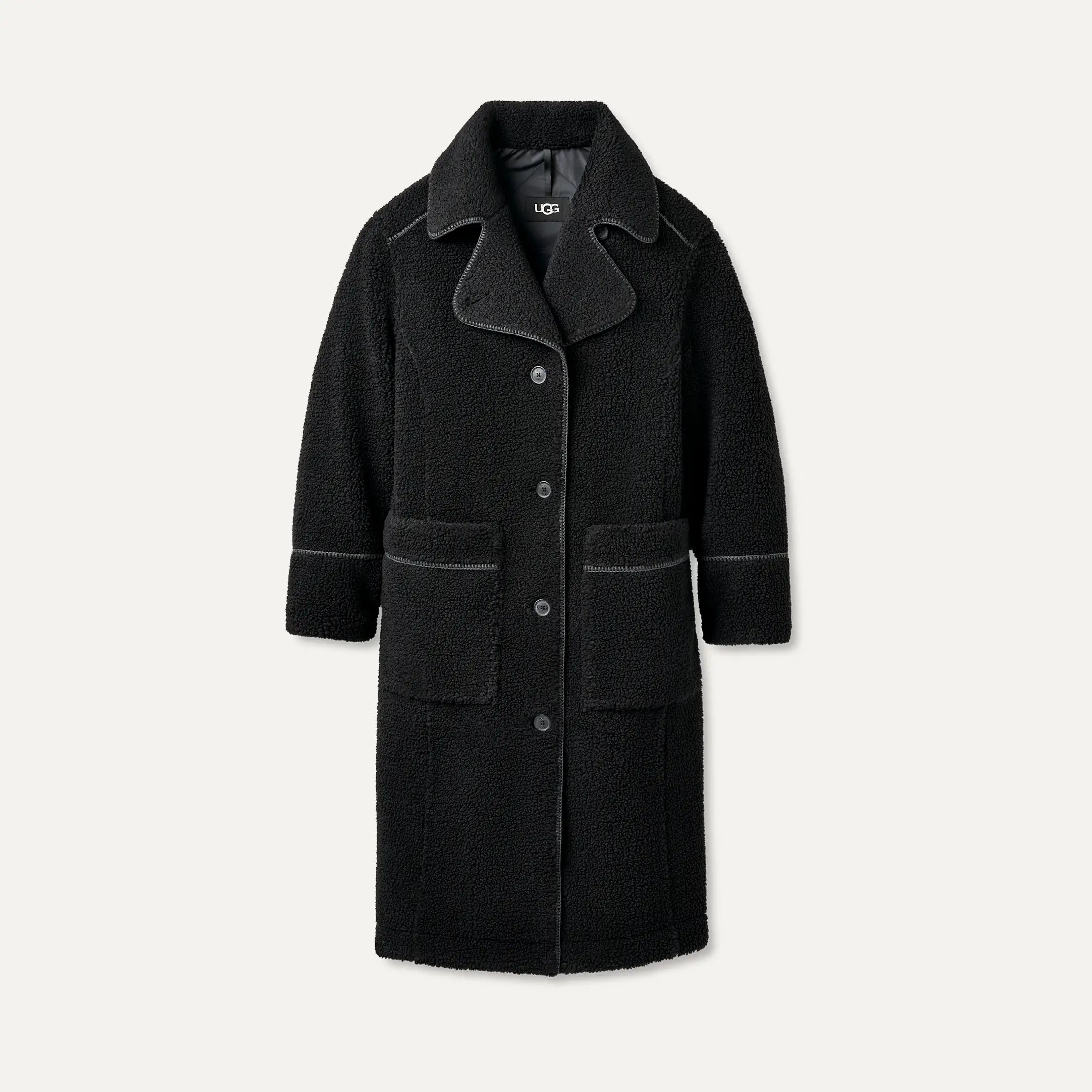 Ugg Sema Uggfluff Coat Black