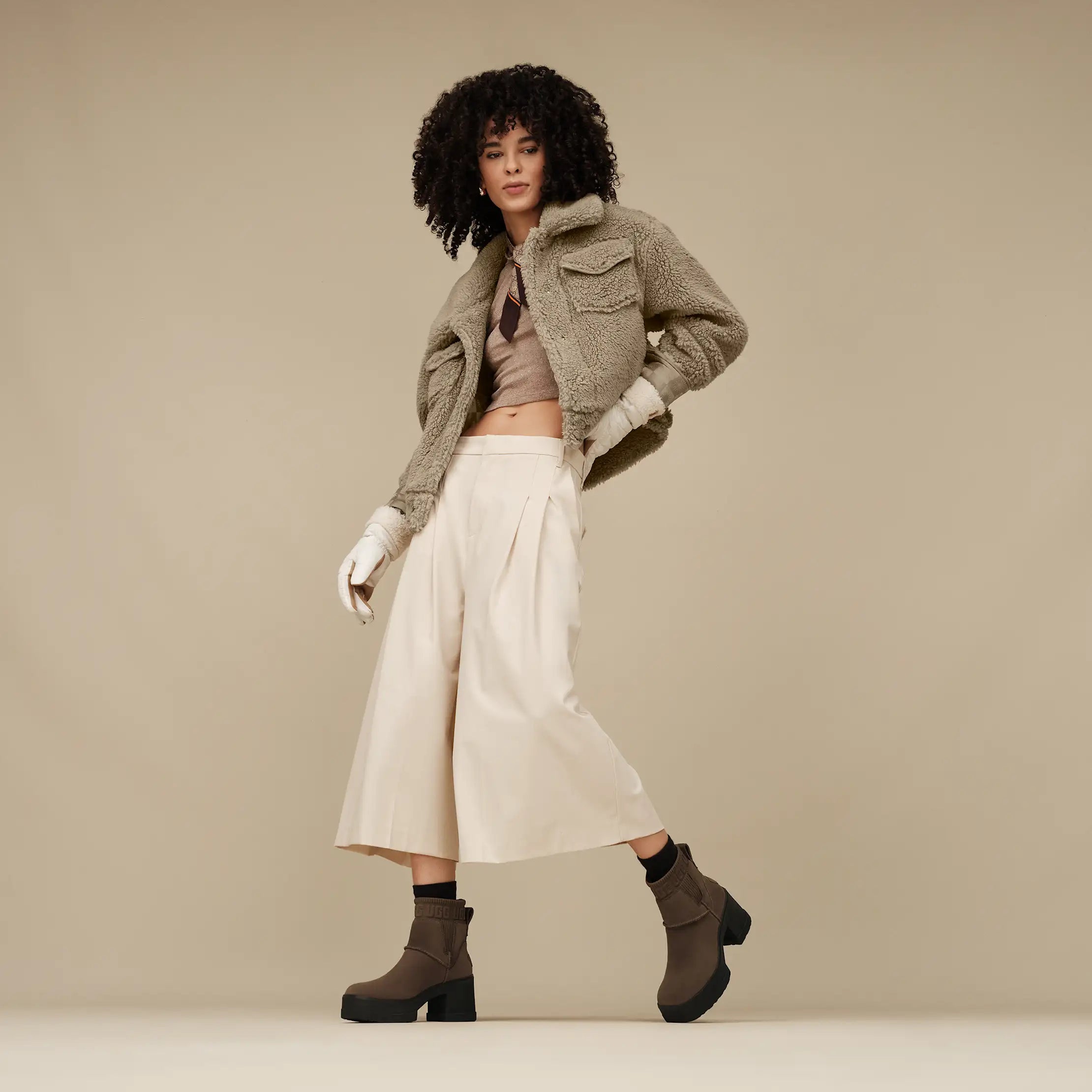 Ugg Frankie Short Trucker Jacket Cobble Grey