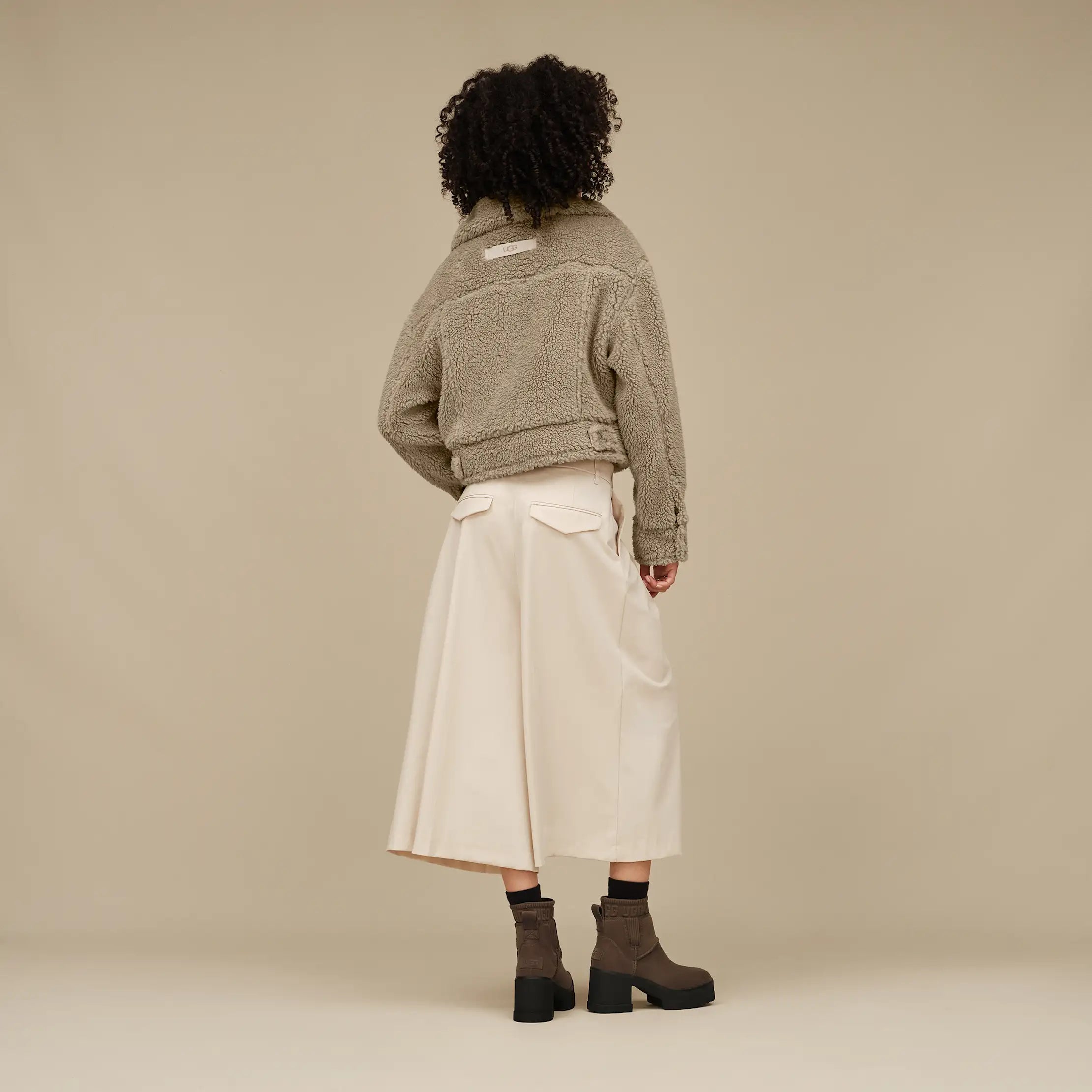 Ugg Frankie Short Trucker Jacket Cobble Grey