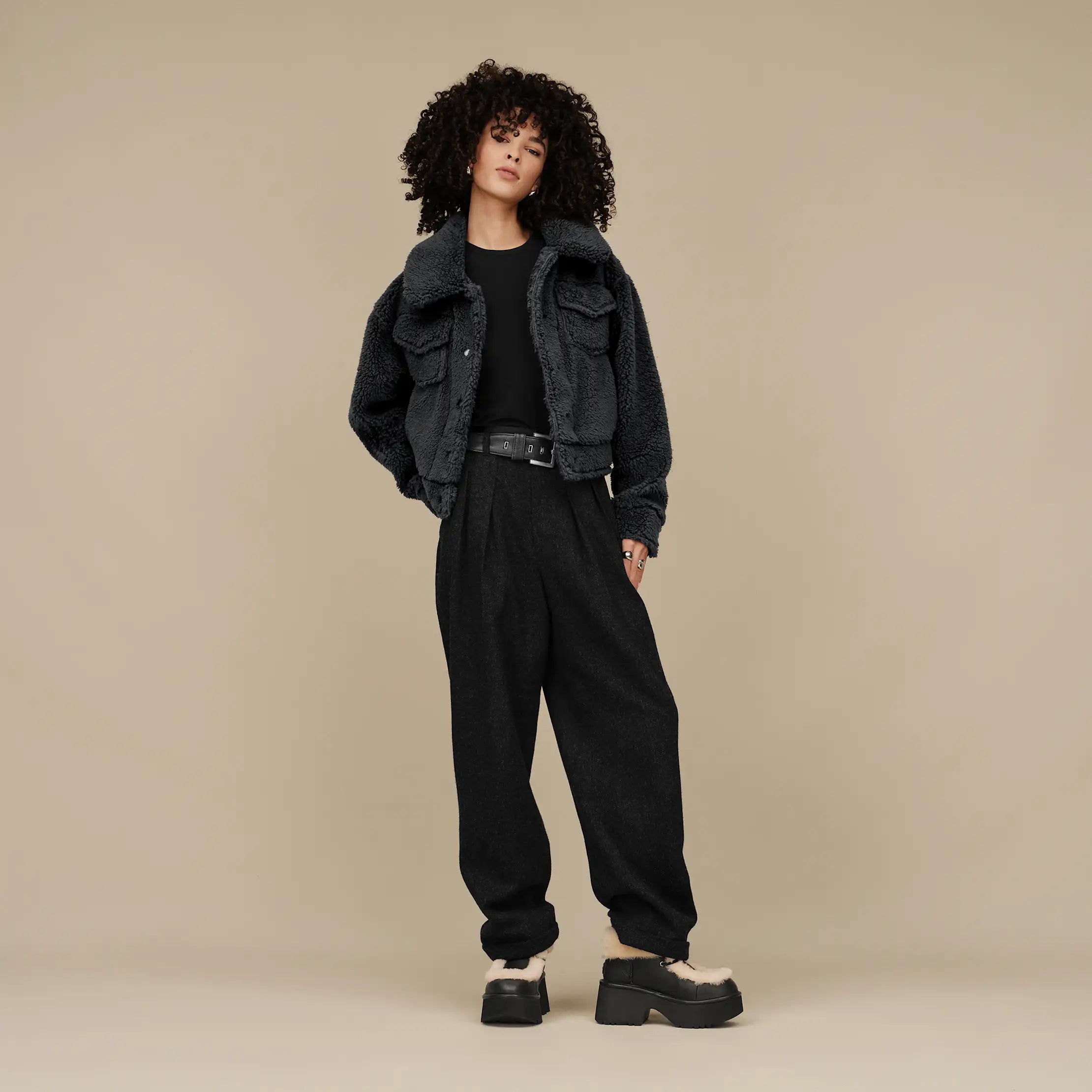 Ugg Frankie Short Trucker Jacket Ink