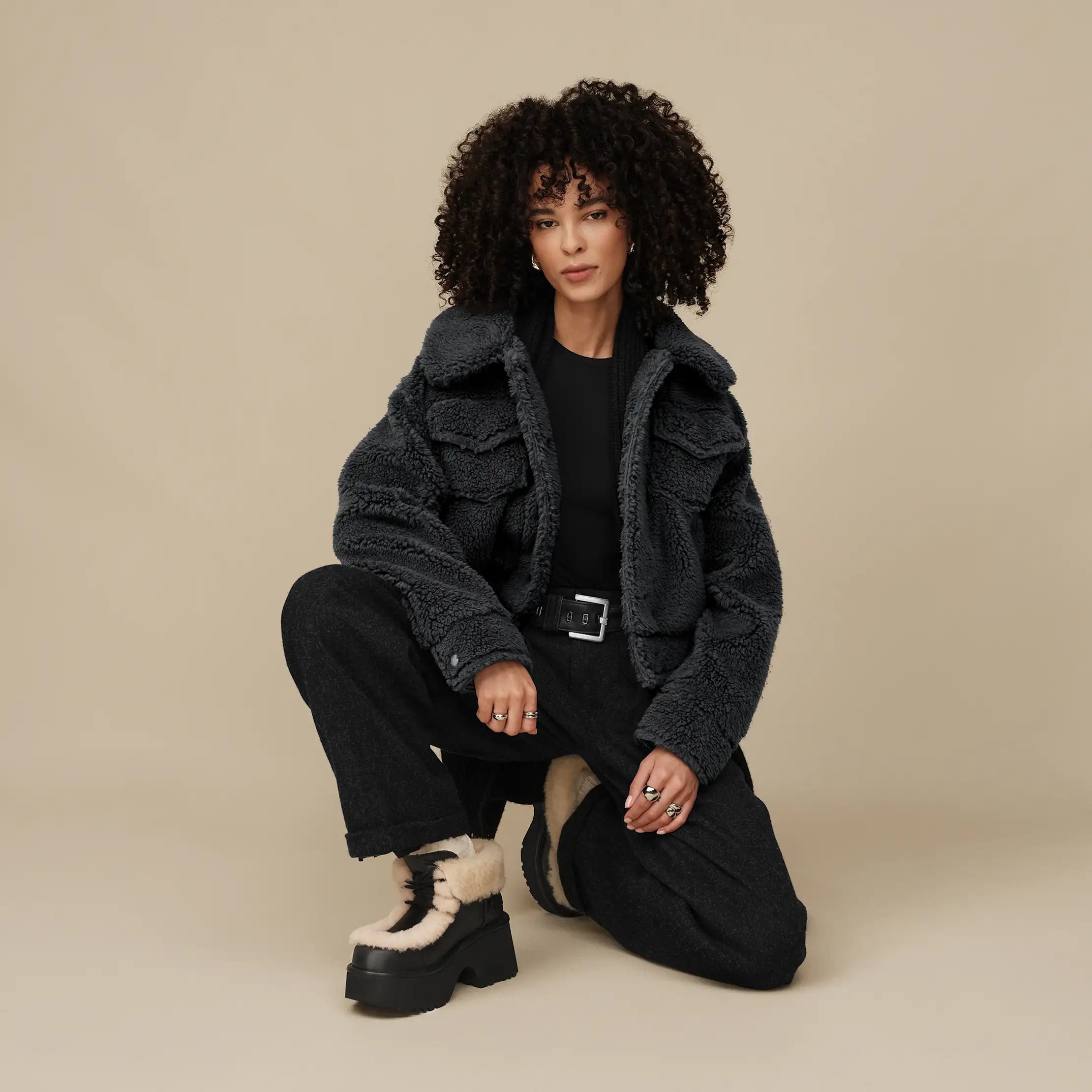 Ugg Frankie Short Trucker Jacket Ink