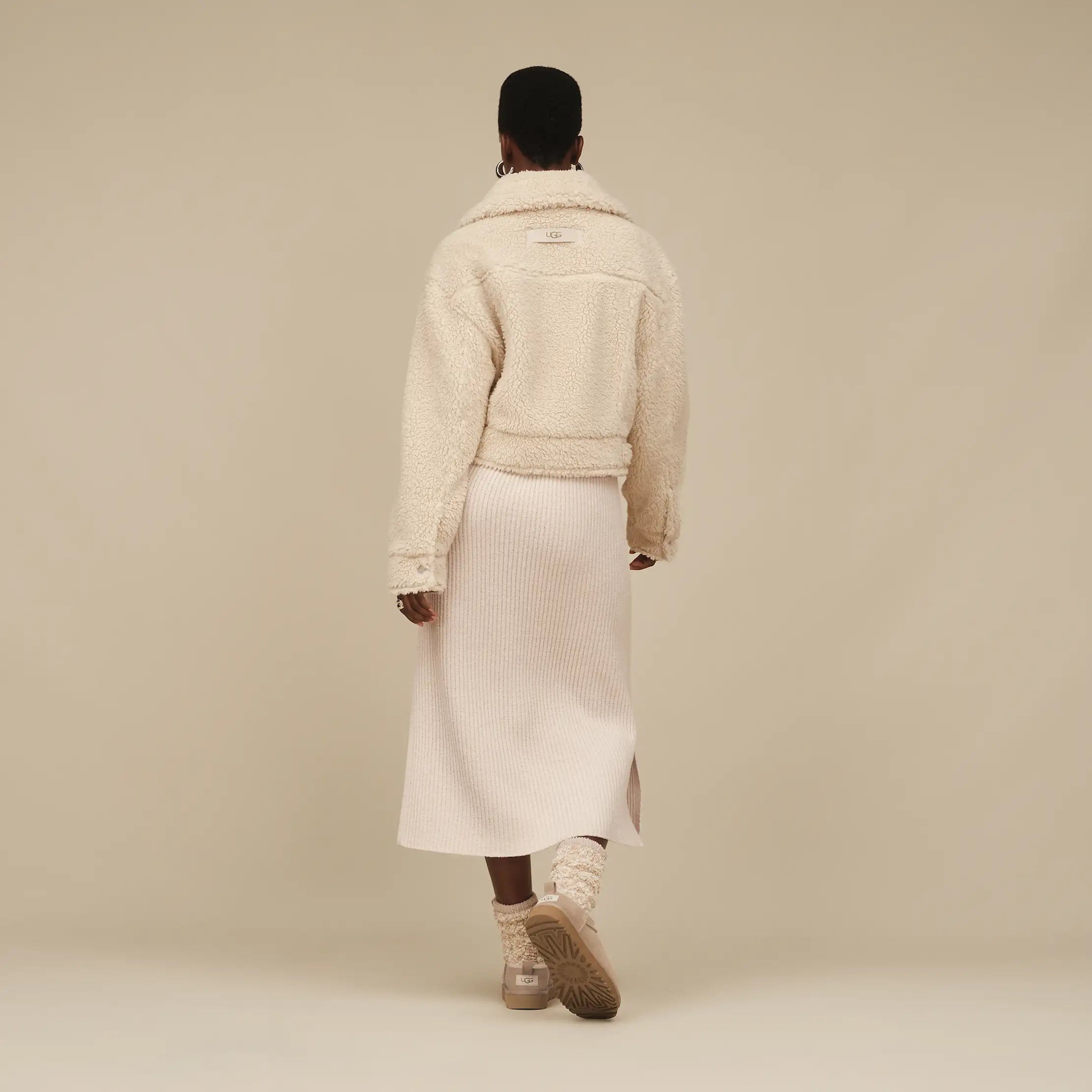 Ugg Frankie Short Trucker Jacket Natural Ii