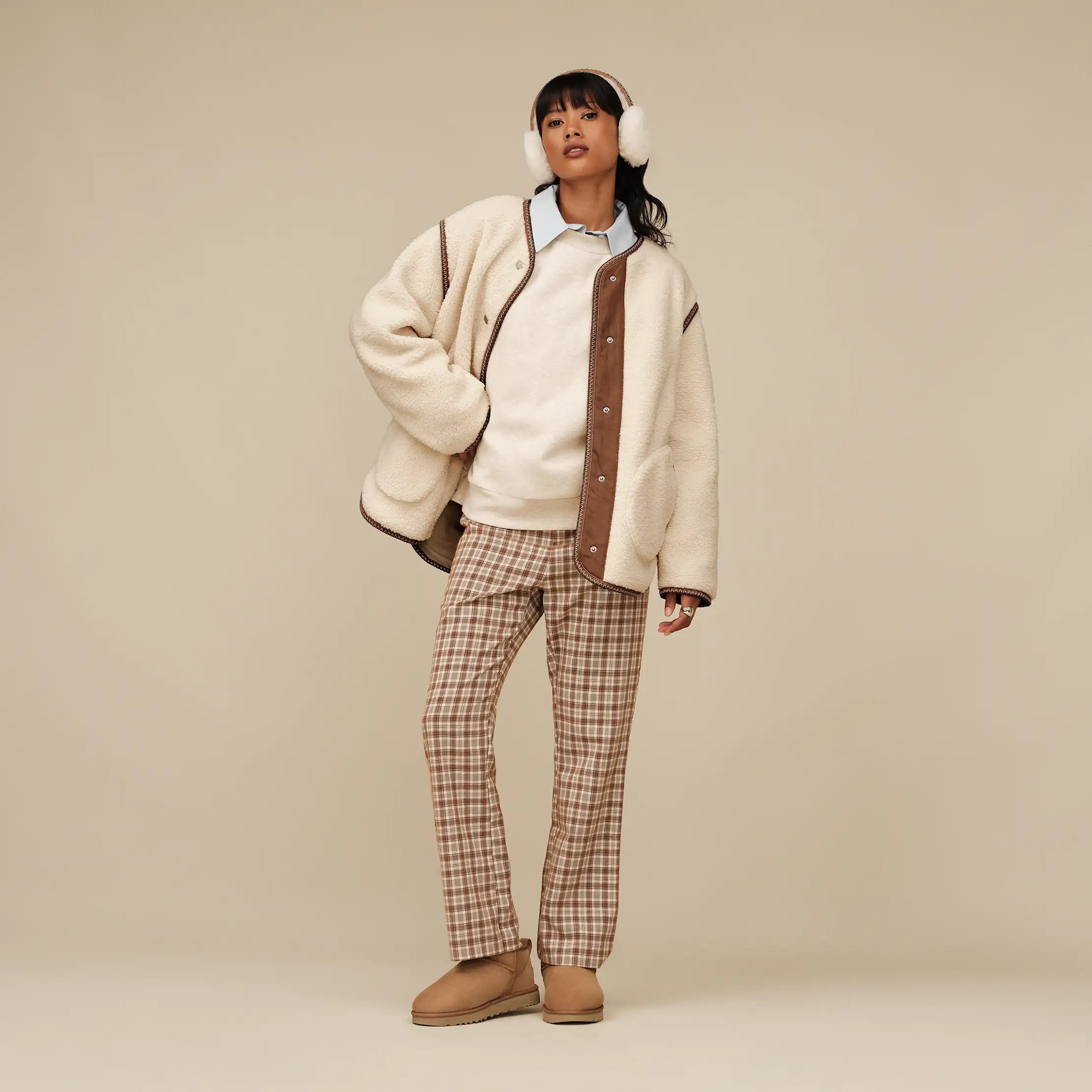 Ugg Emmersyn Uggbraid Jacket Cream