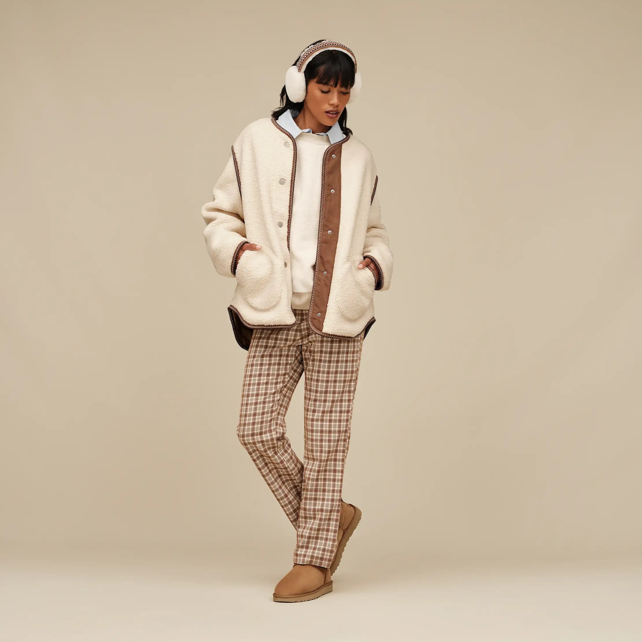 Ugg Emmersyn Uggbraid Jacket Cream