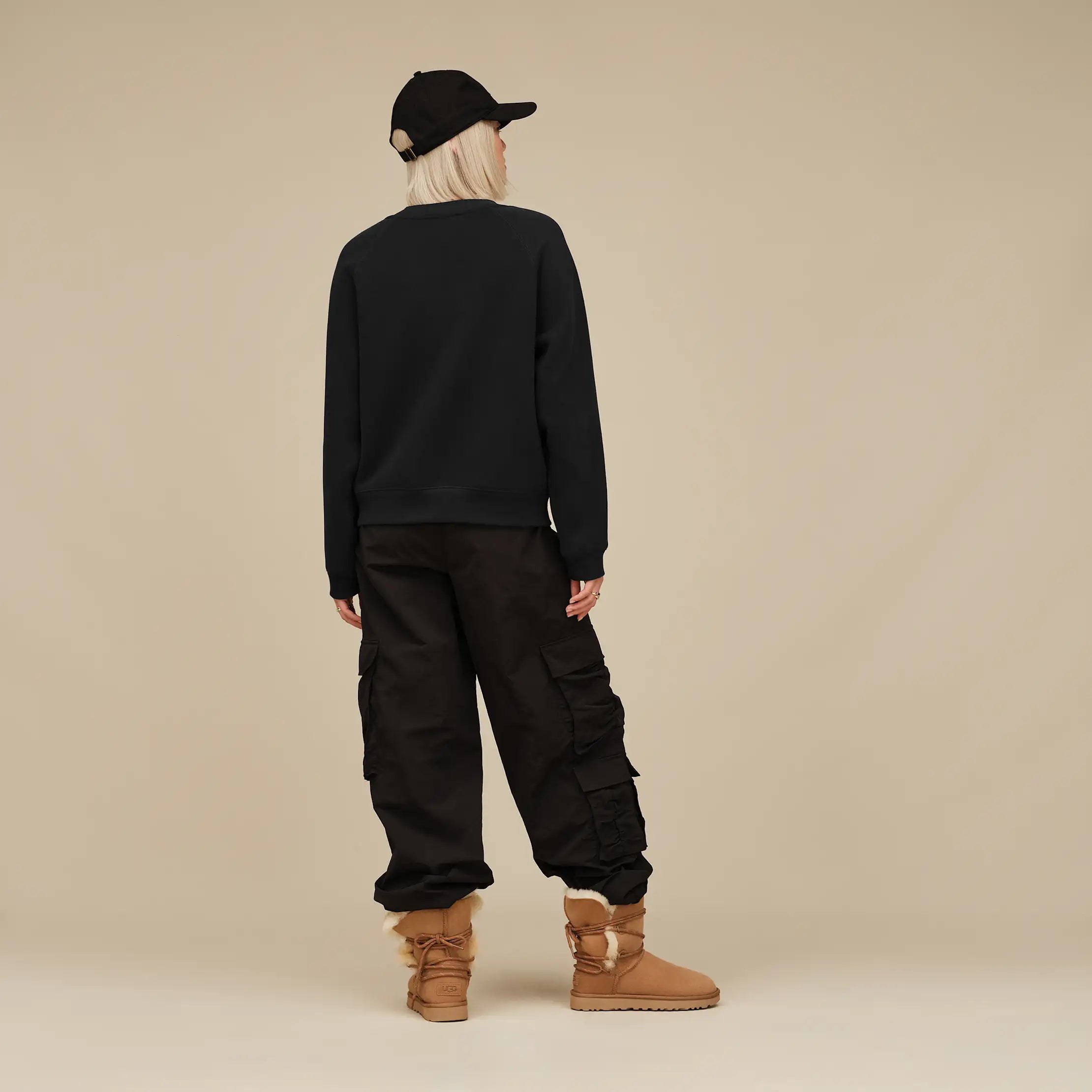 Ugg Ugg Logo Crewneck Black