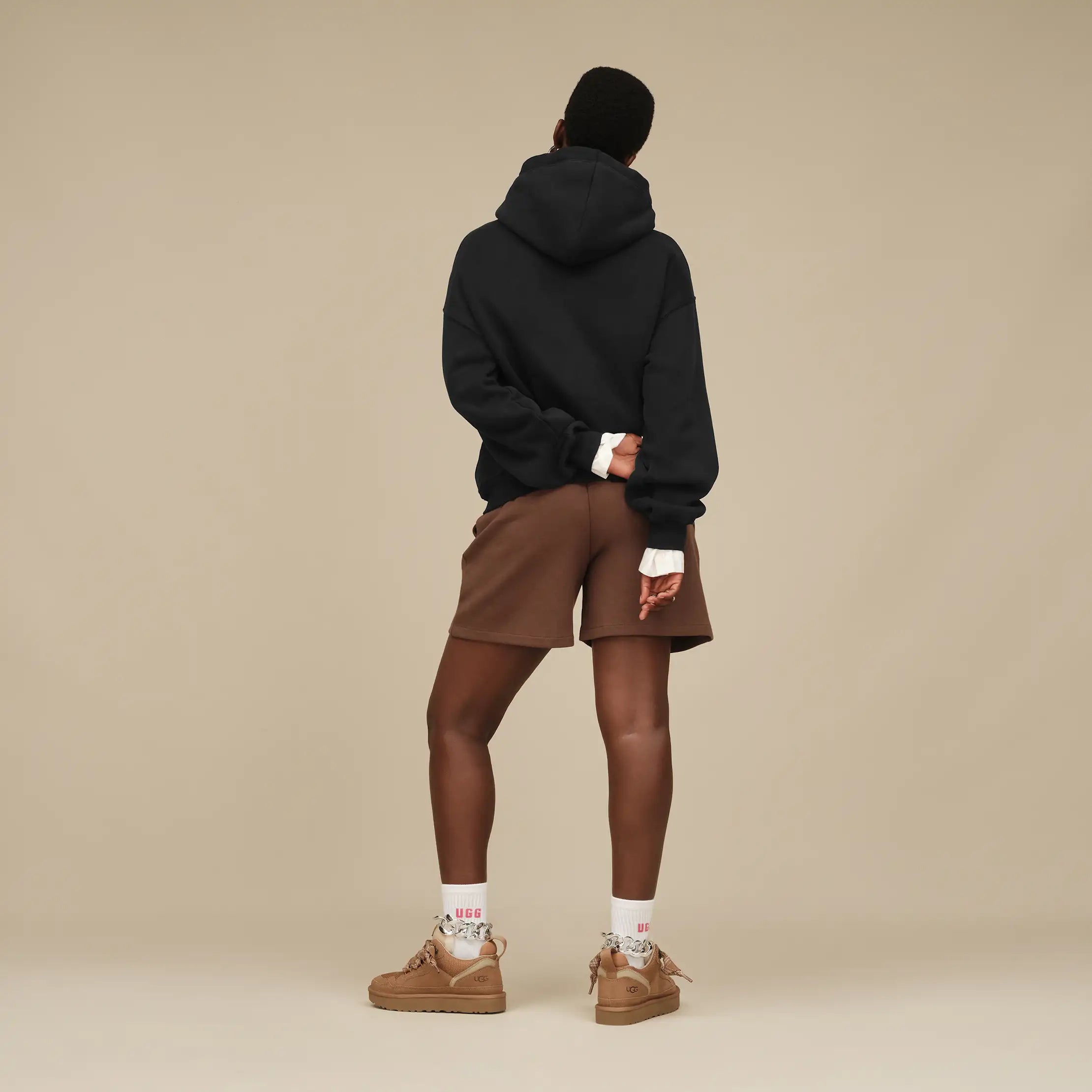 Ugg Ugg Logo Hoodie Black
