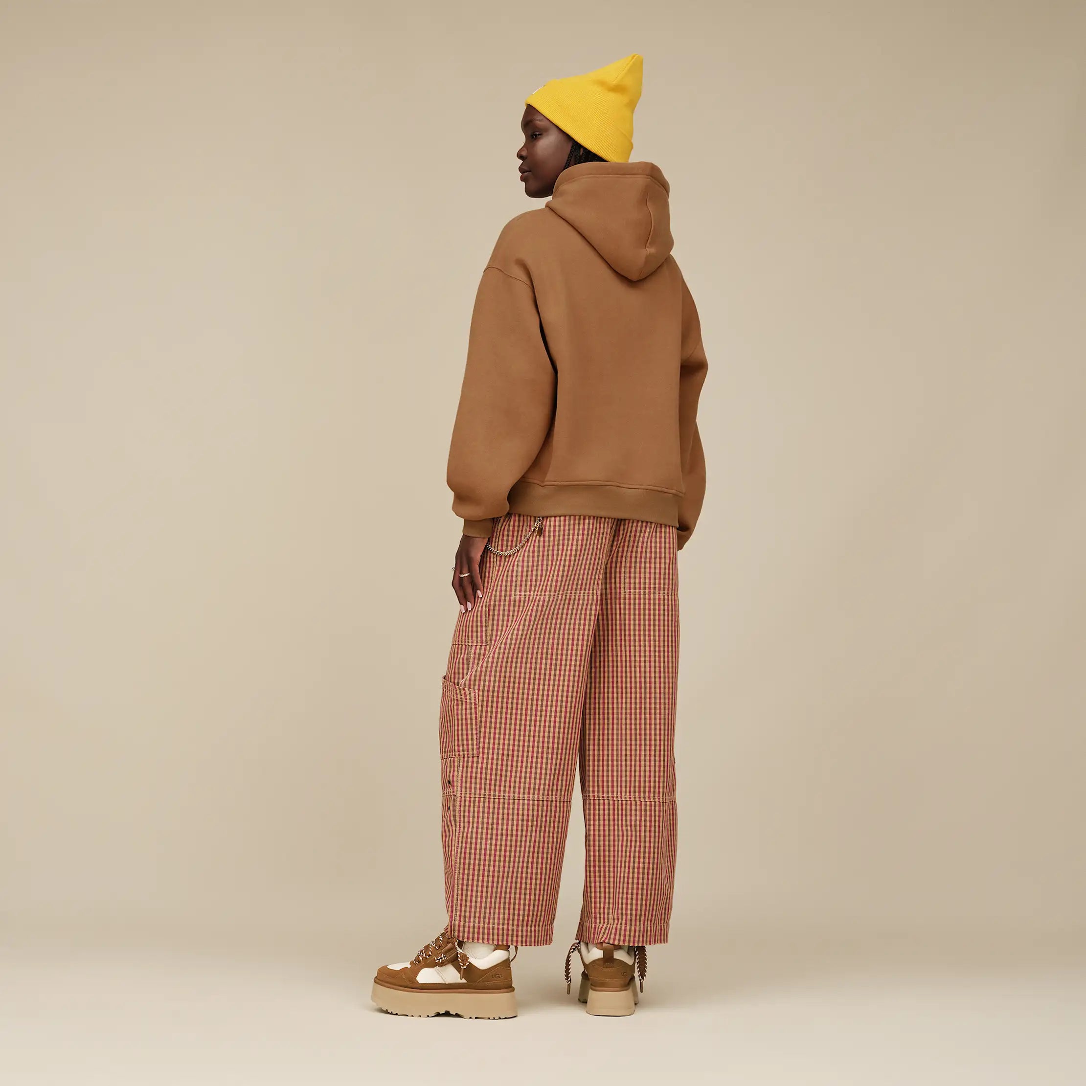 Ugg Ugg Logo Hoodie Chestnut